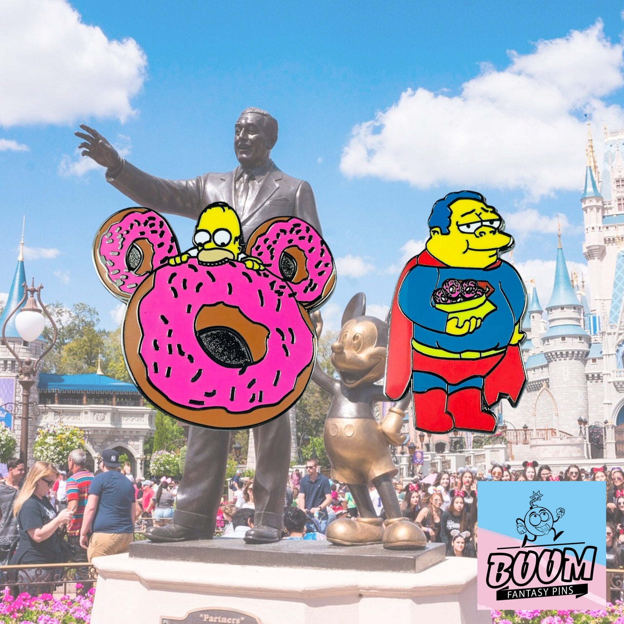 Pin's – Homer Simpson des Simpson – Disney Fantasy