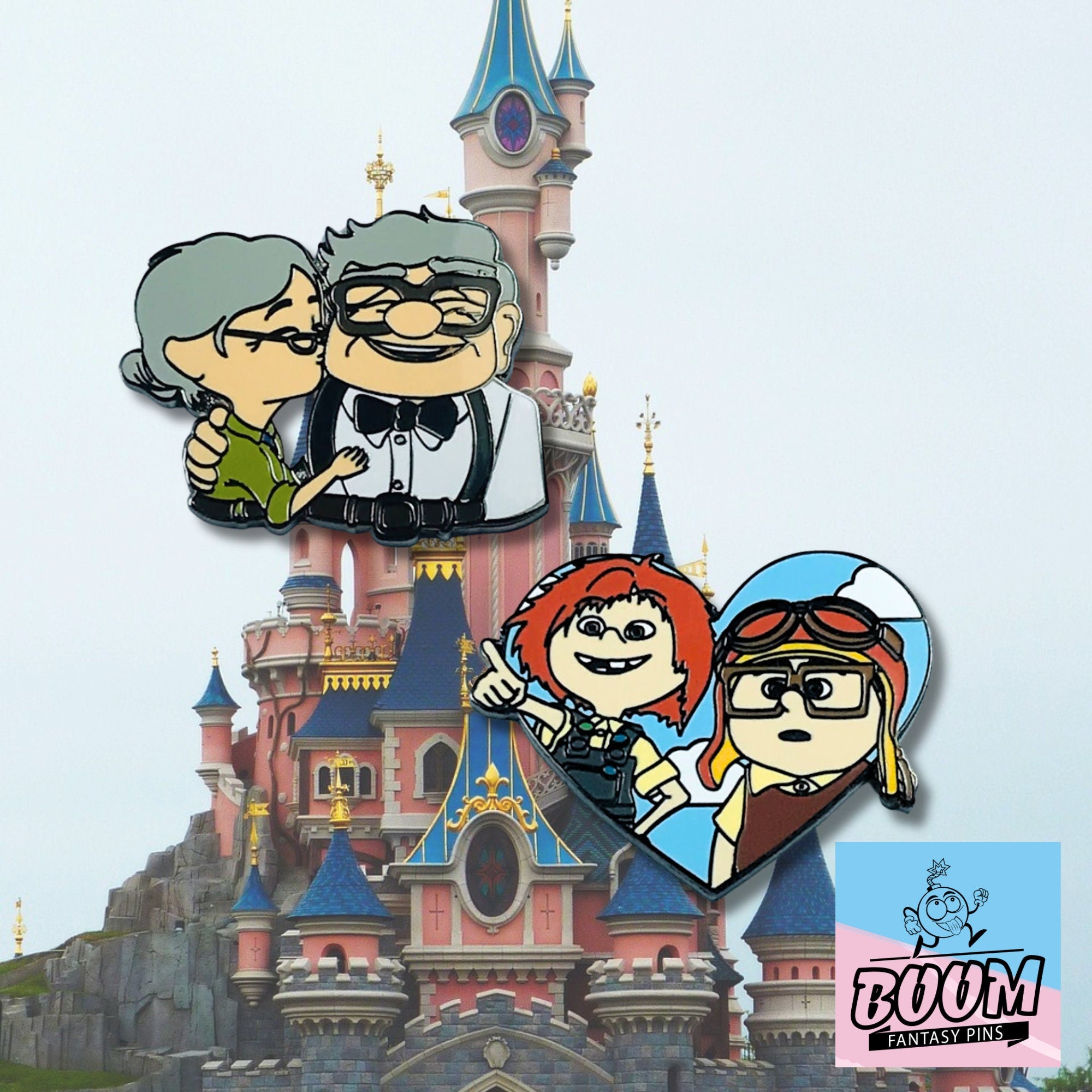 Pin – Carl Fredricksen y Ellie Fredricksen de Up – Disney Fantasy