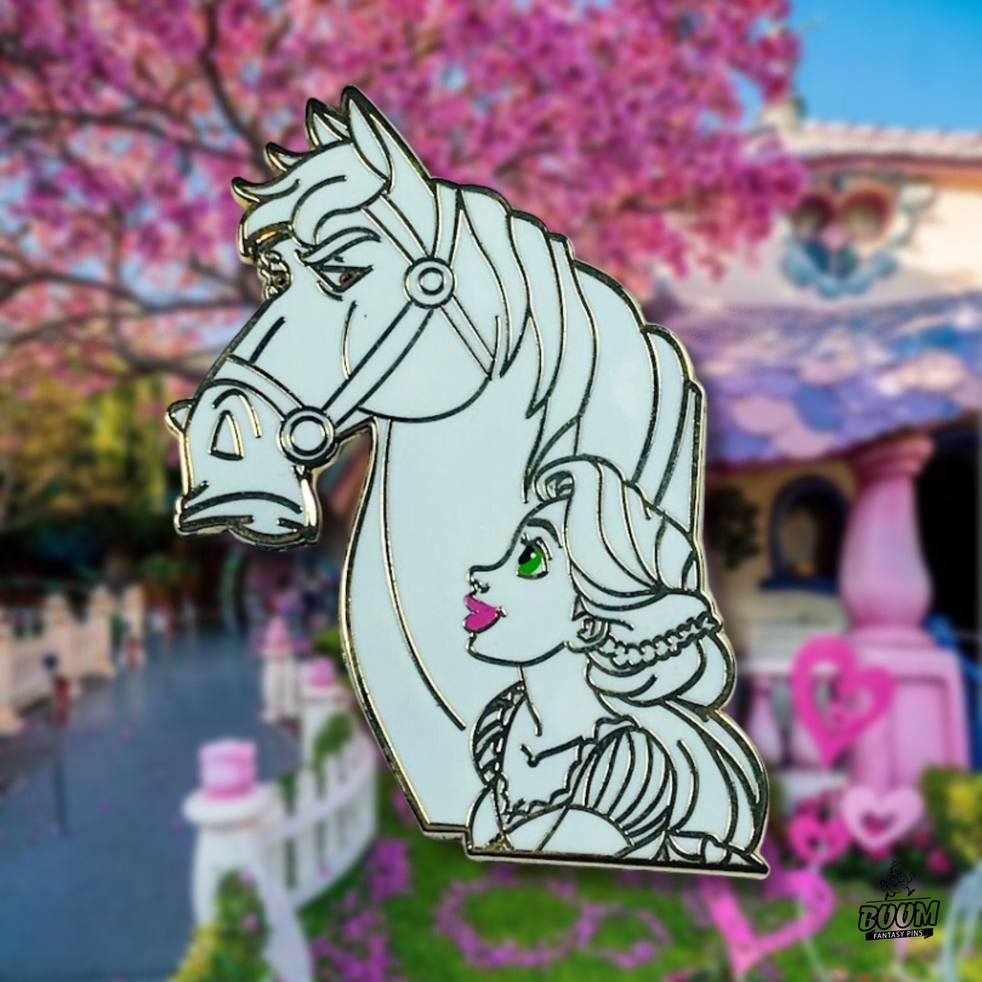 Pin's – Raiponce et Maximus du film Raiponce – Disney Fantasy