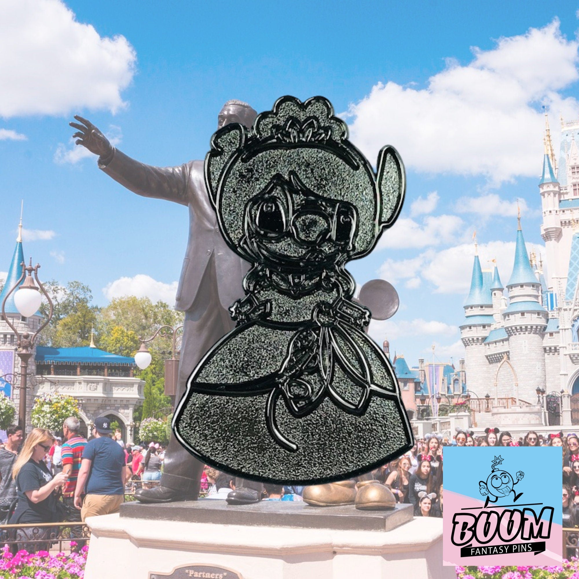 Pin's – Stitch en Tiana de Lilo &amp; Stitch – Disney Fantasy