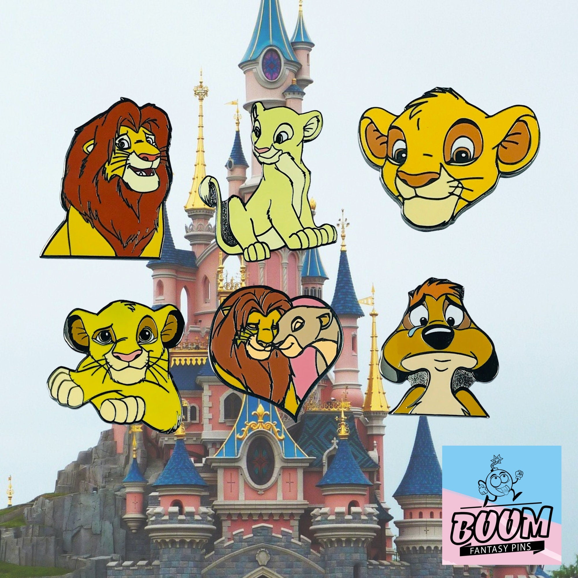 Pin – Kiara Pumba y Simba de El Rey León – Disney Fantasy