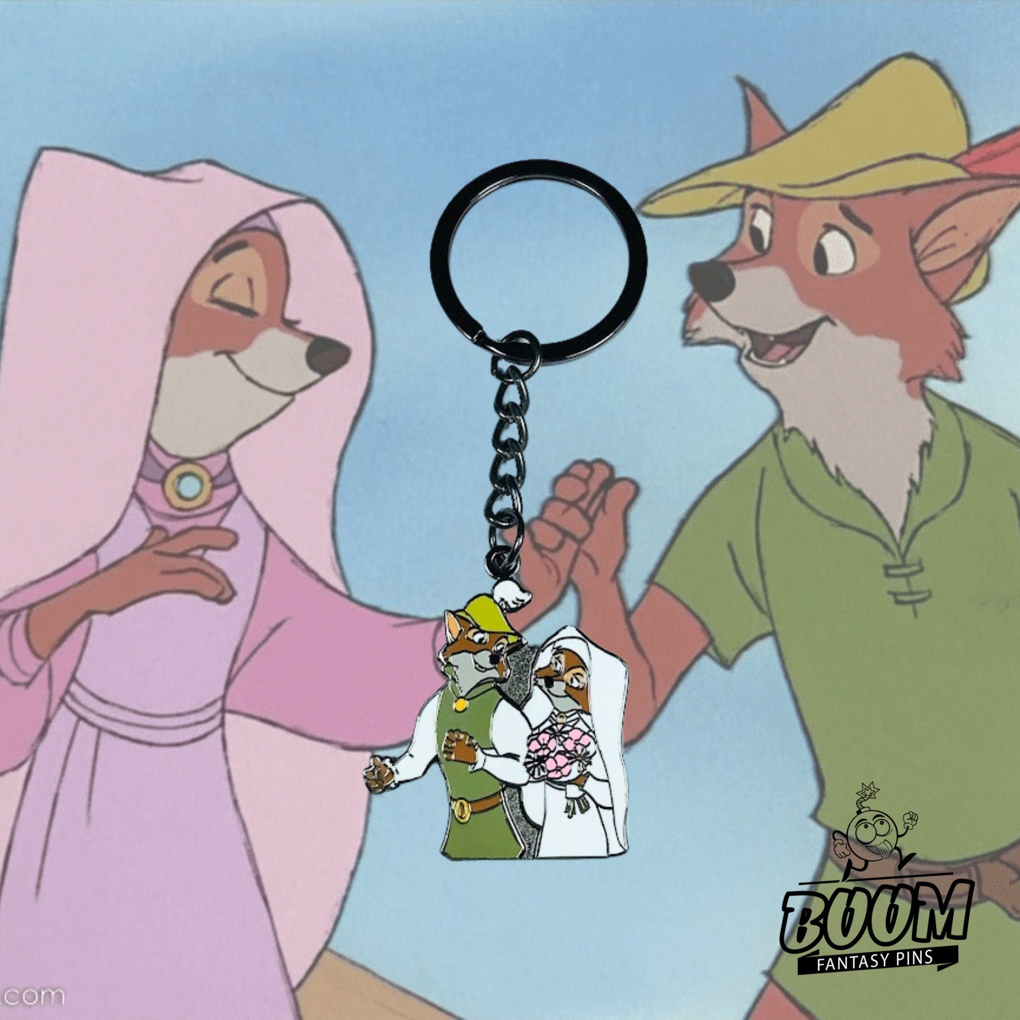 Llavero – Lady Marian y Robin Hood de Robin Hood – Disney Fantasy
