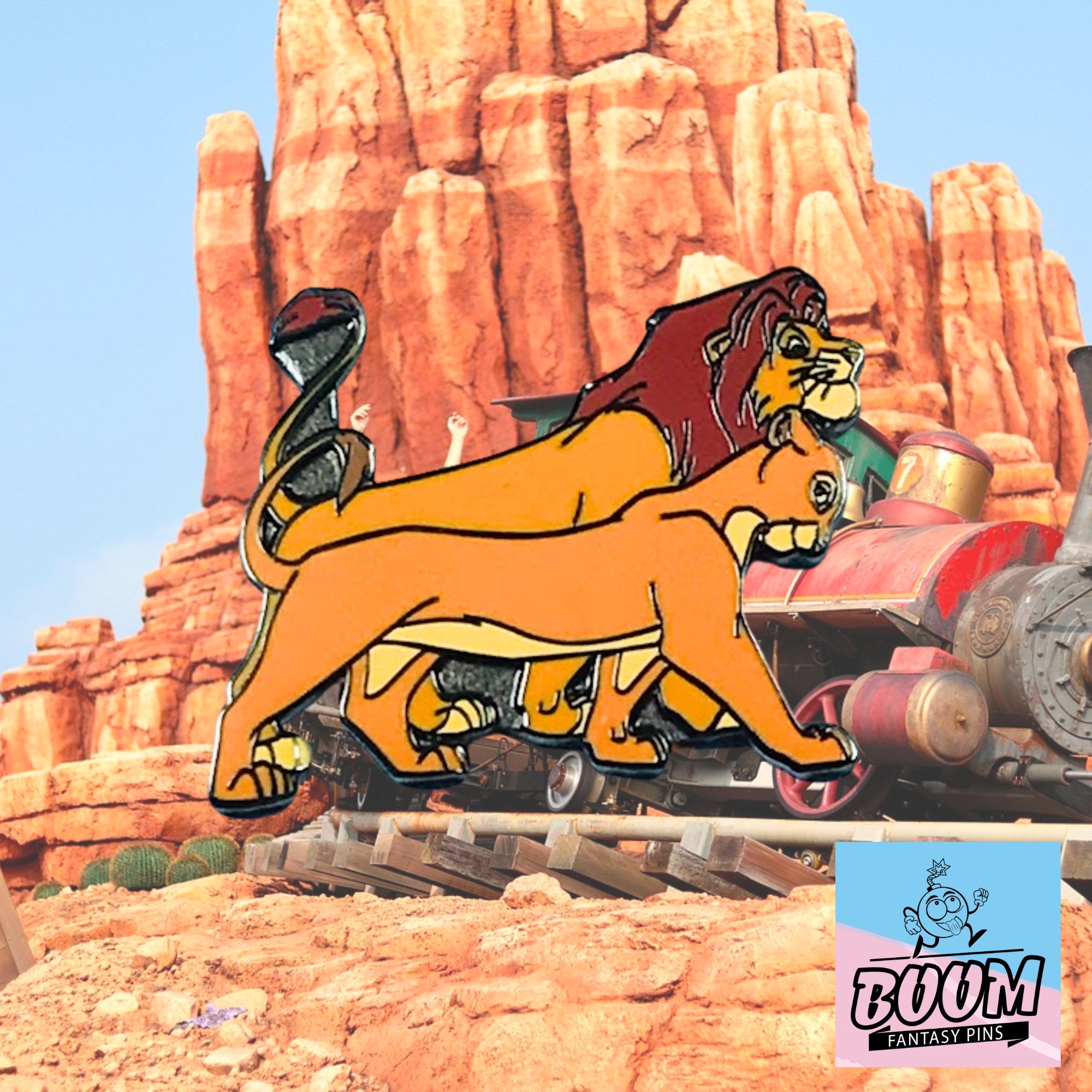 Pin – Nala y Simba de El Rey León – Disney Fantasy