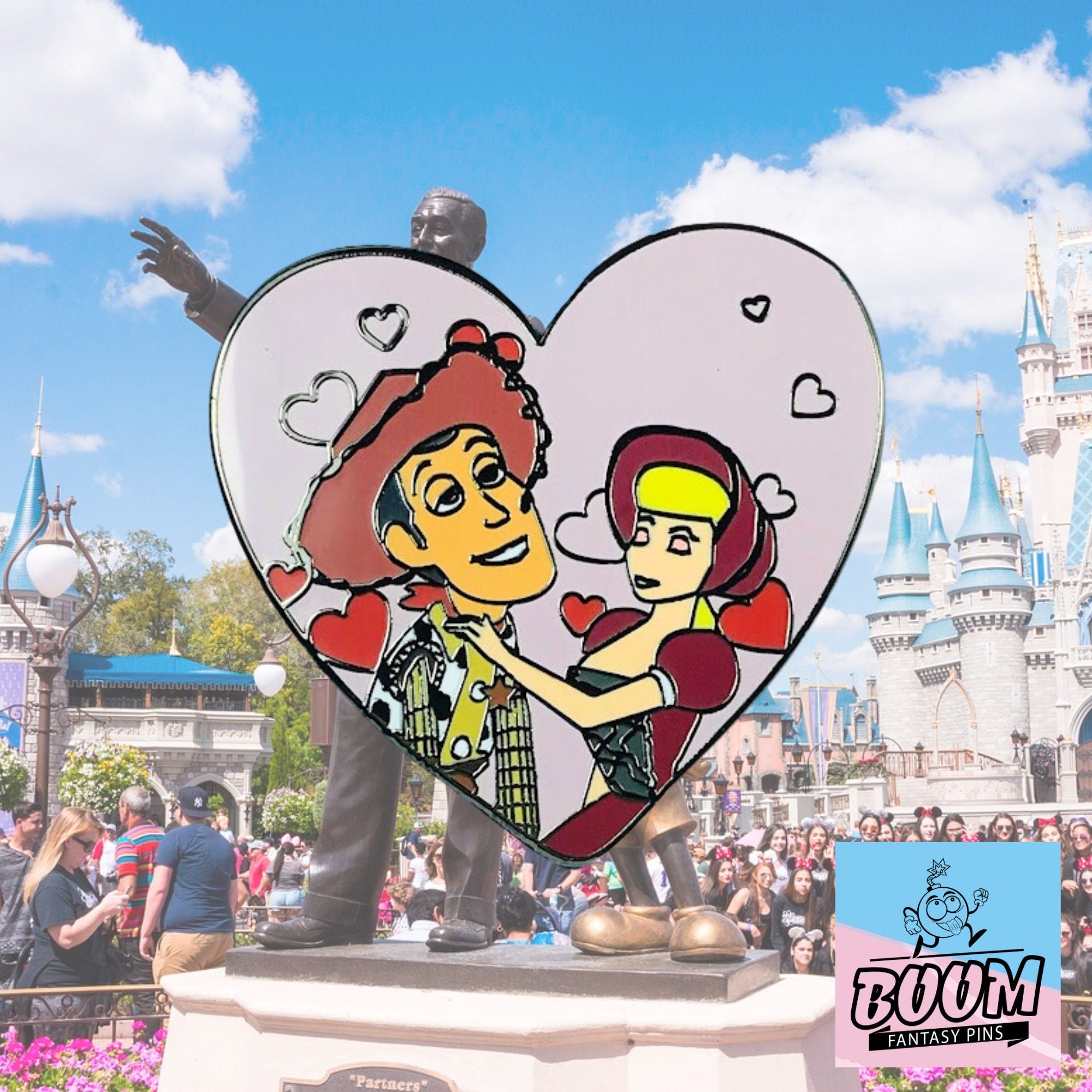 Pin – Woody y Bo Peep de Toy Story – Disney Fantasy