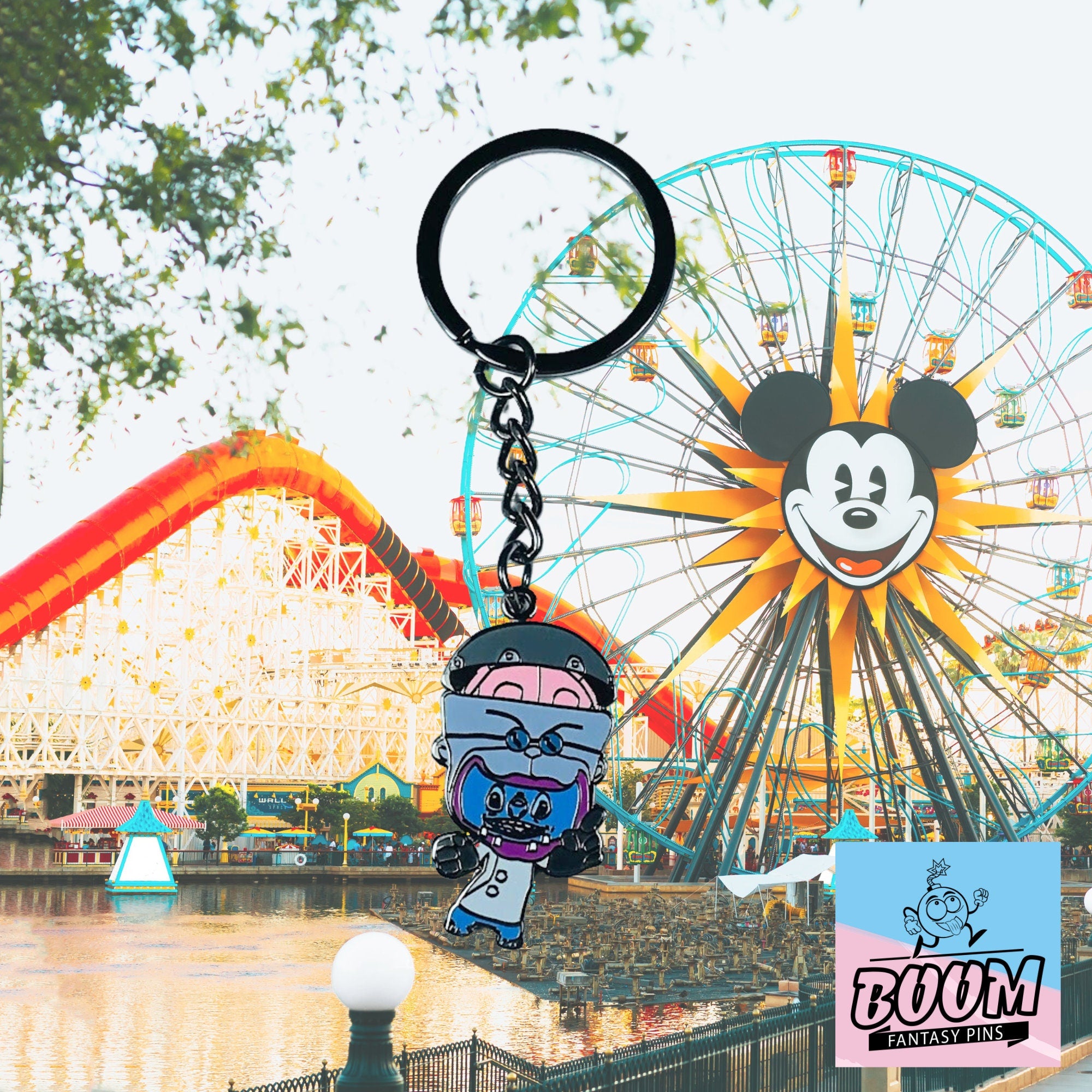 Porte-clés – Stitch de l'expérience 626 en Dr Finkelstein de Lilo &amp; Stitch – Disney Fantasy