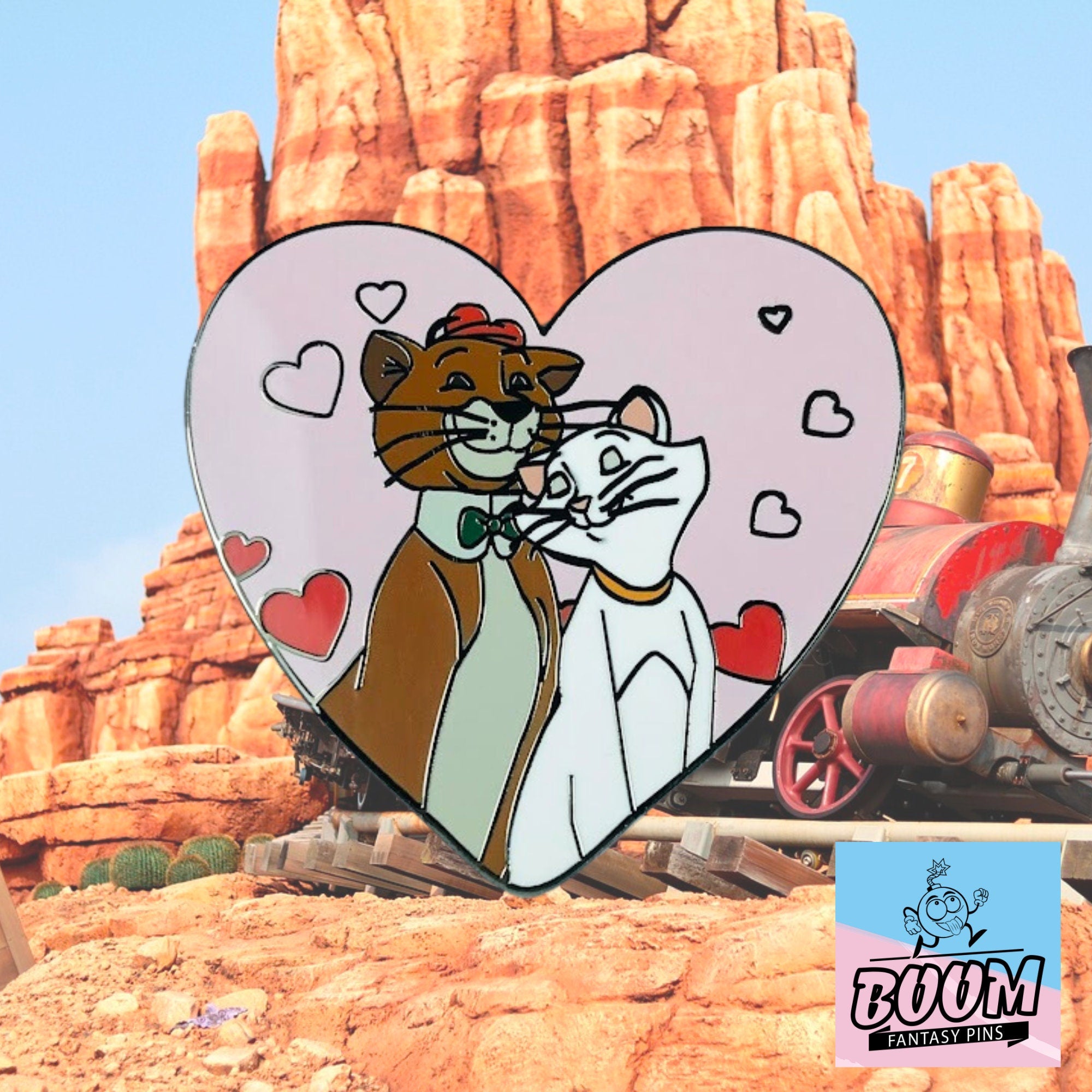 Pin's – La Duchesse et Thomas O'Malley des Aristochats – Disney Fantasy