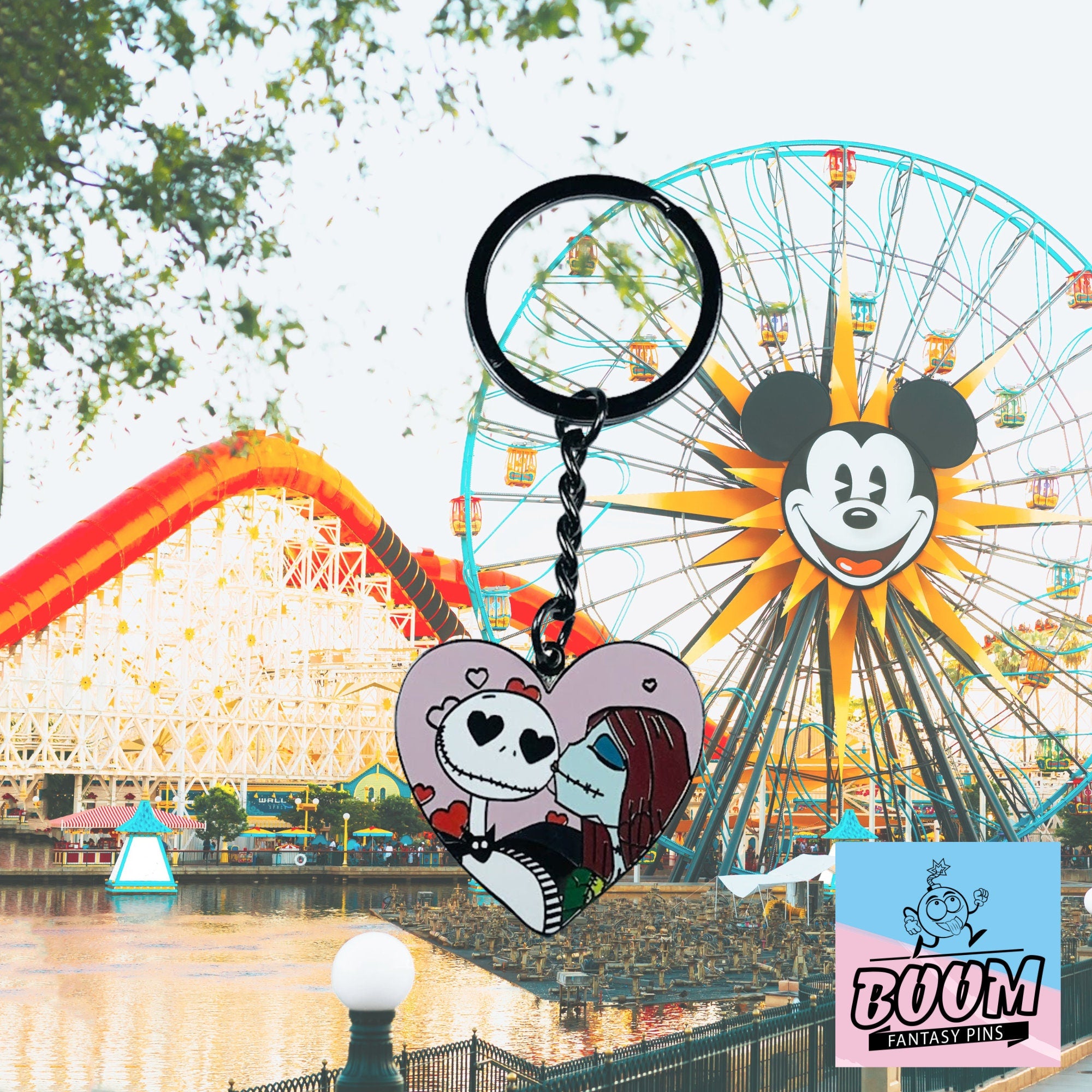 Keychain – Jack Skellington and Sally from The Nightmare Before Christmas – Disney Fantasy