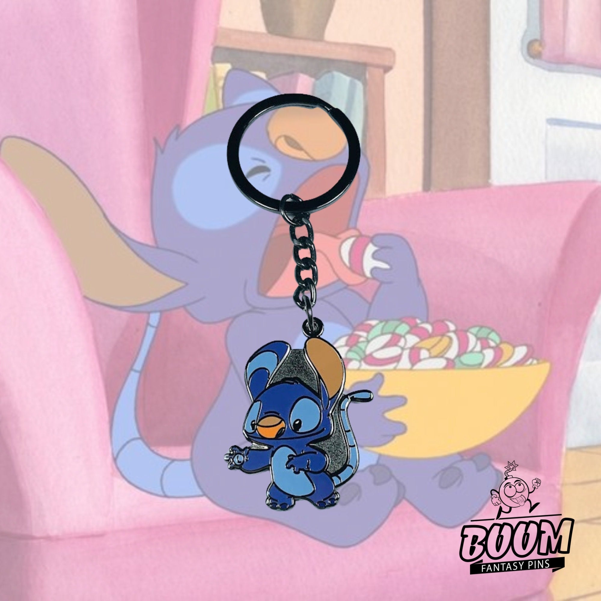 Llavero – Experimento Doubledip 002 de Lilo y Stitch – Disney Fantasy