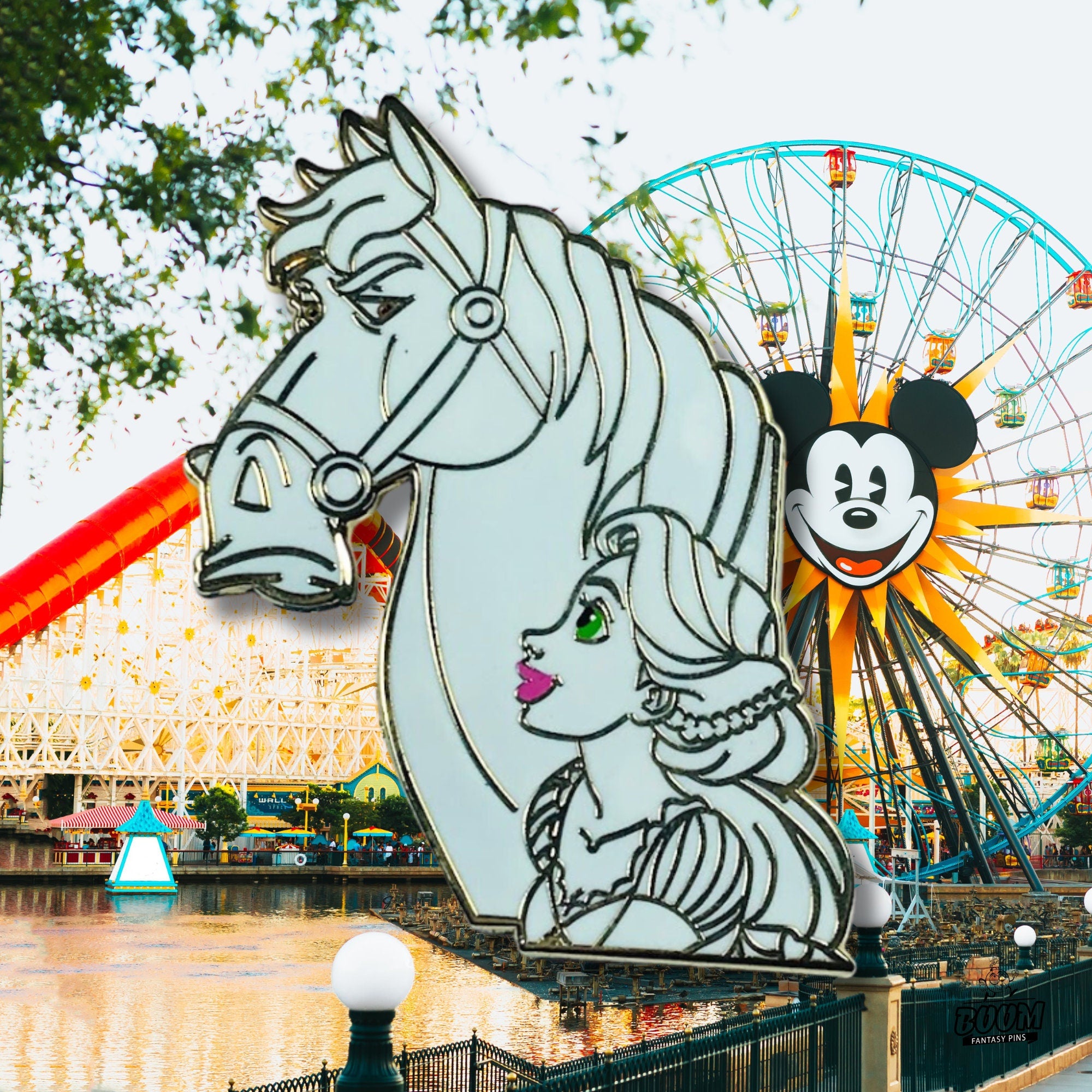 Pin's – Raiponce et Maximus du film Raiponce – Disney Fantasy