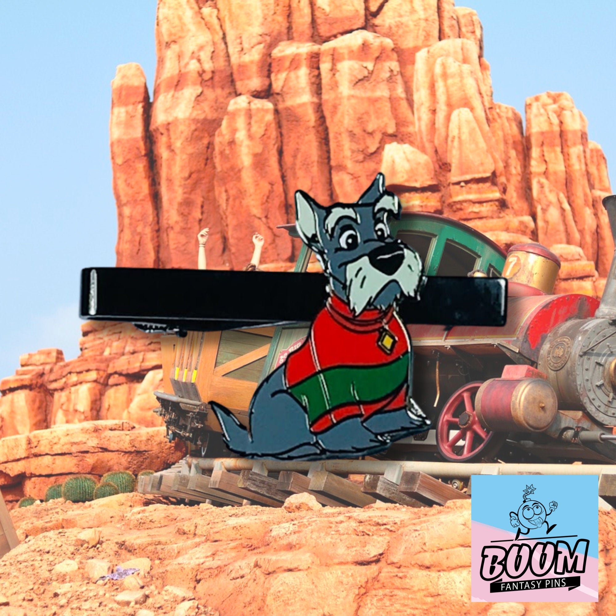 Pinza de corbata – Jock de La Dama y el Vagabundo – Disney Fantasy