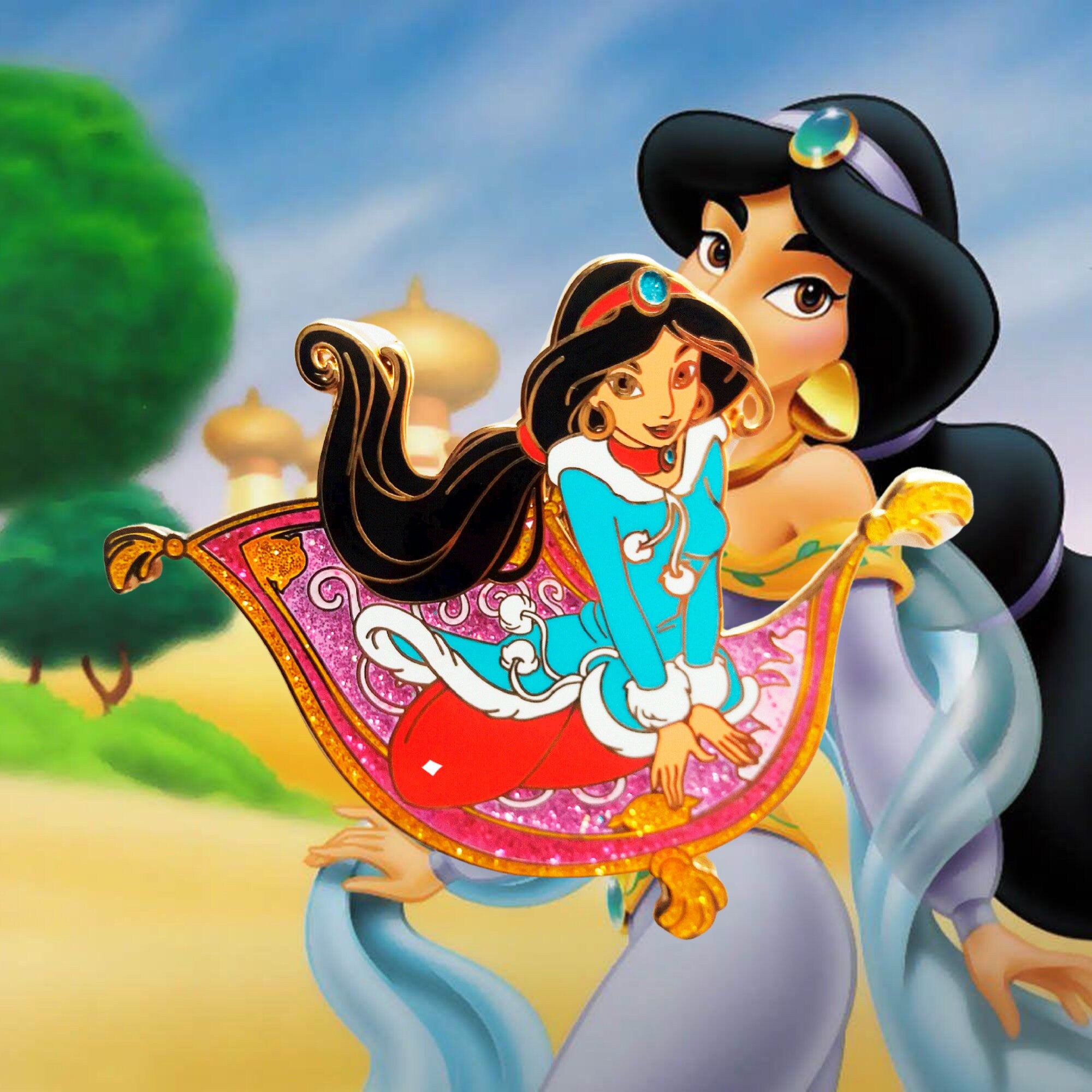 Pin's – Princesse Jasmine d'Aladdin – Disney Fantasy
