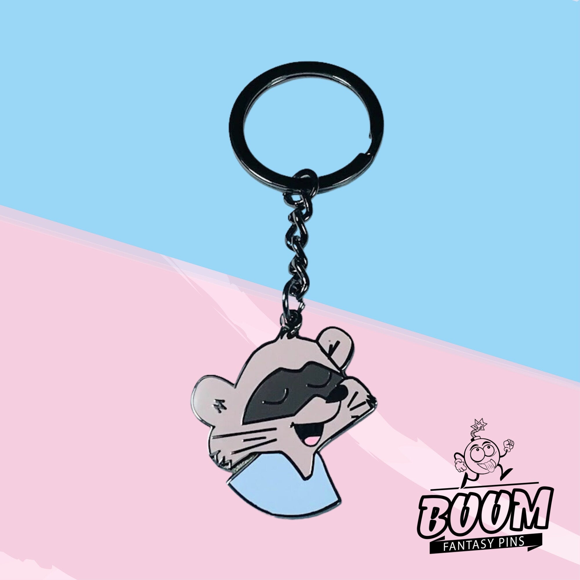 Porte-clés – Raton laveur bleu de Robin des Bois – Disney Fantasy