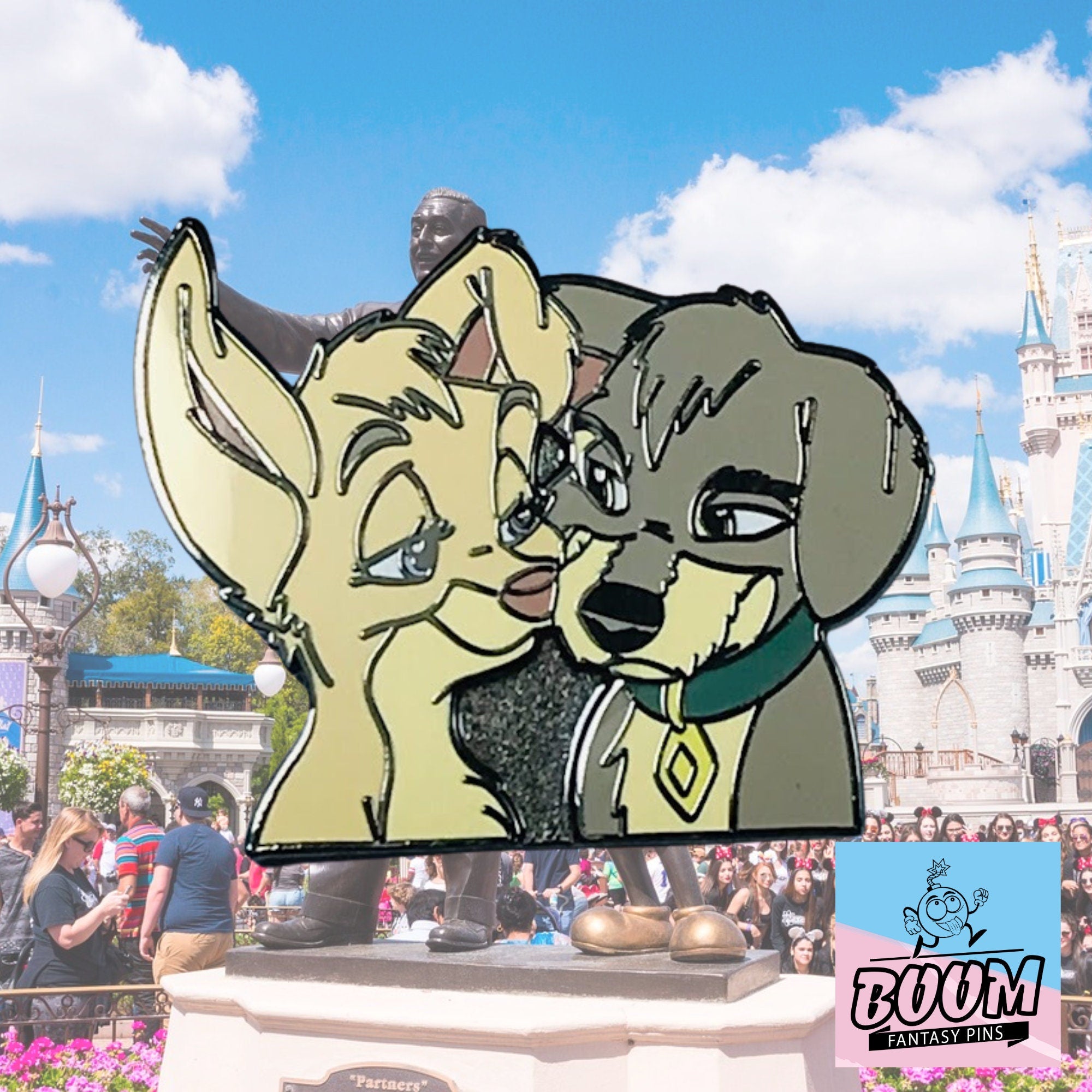 Pin – Ángel y Scamp de La Dama y el Vagabundo – Disney Fantasy