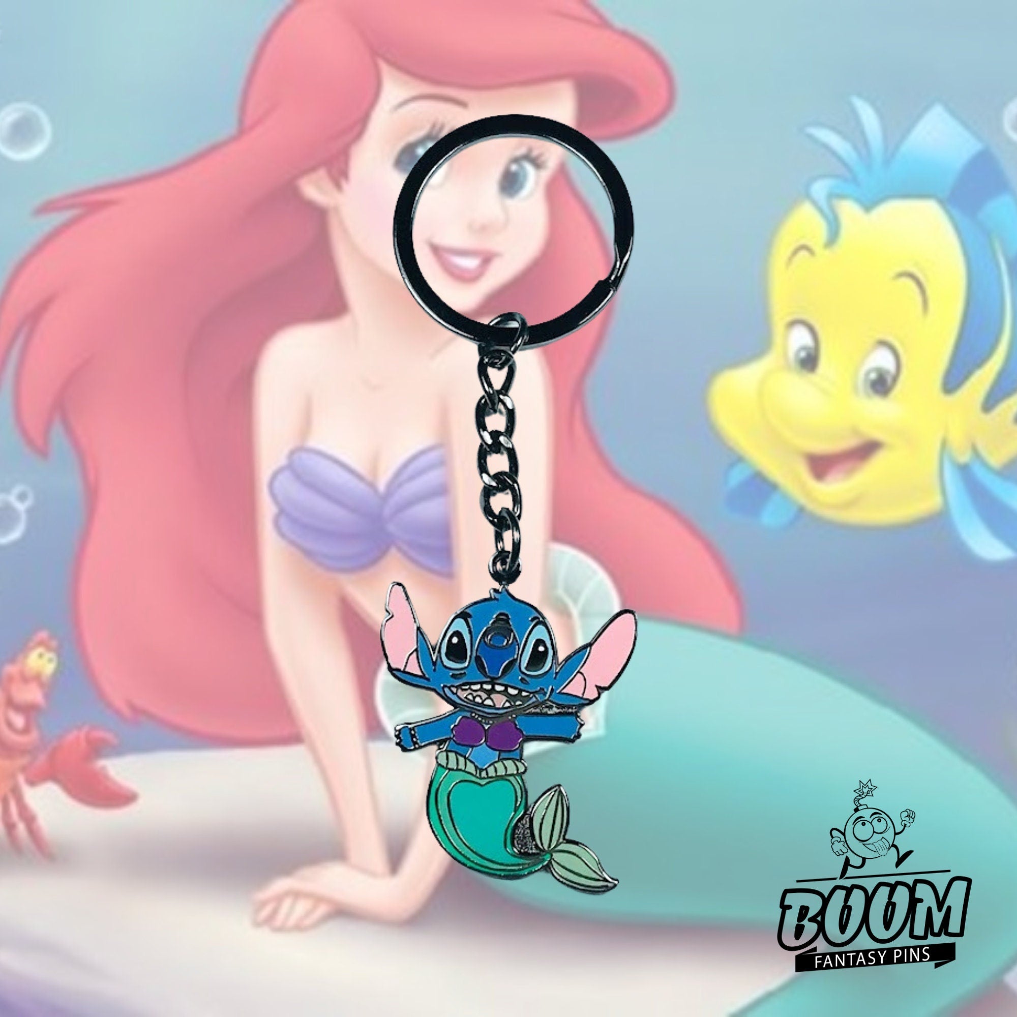 Llavero – Experimento 626 Stitch como Ariel de Lilo &amp; Stitch – Disney Fantasy