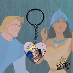 Porte-clés – Pocahontas et le capitaine John Smith du film Pocahontas – Disney Fantasy