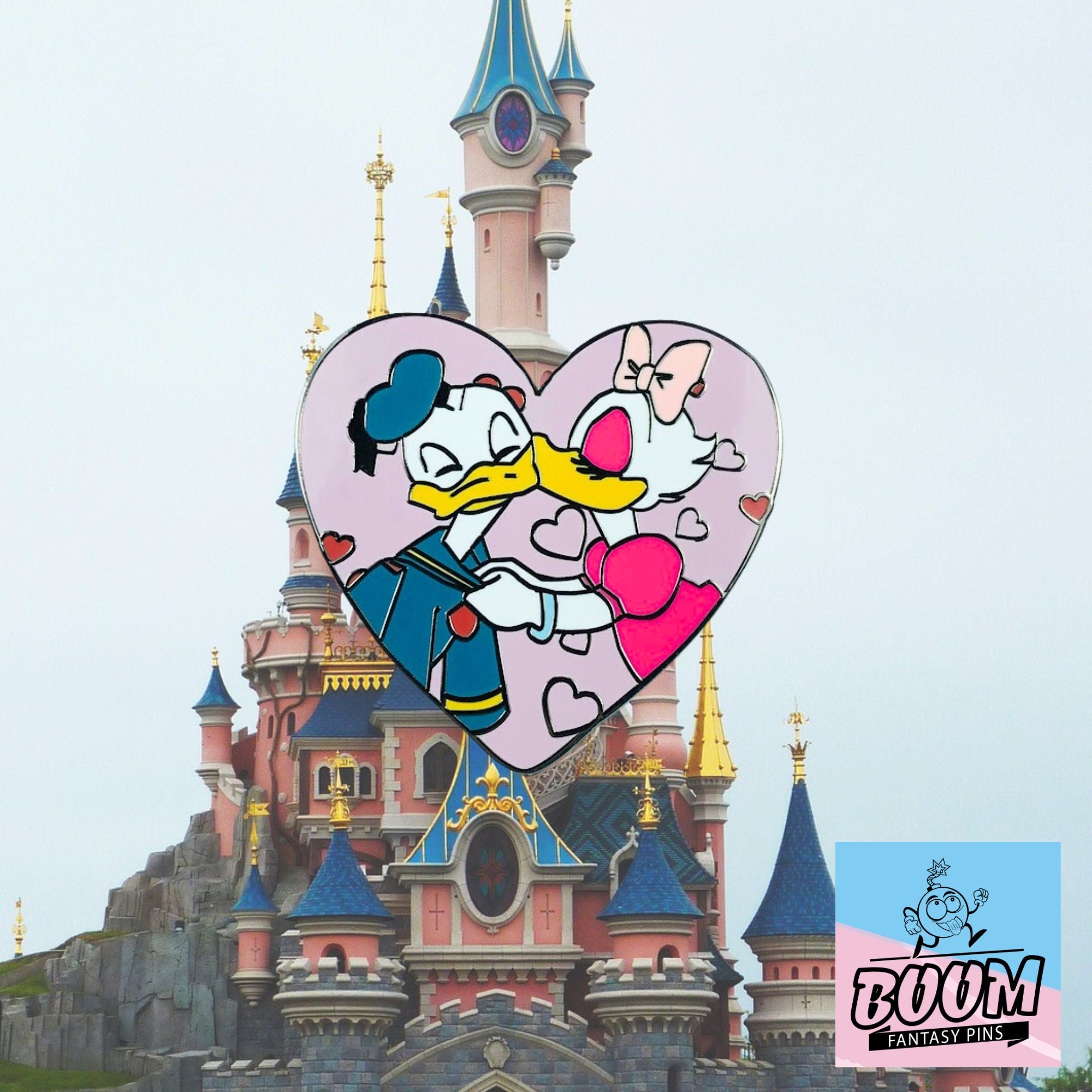 Pin – Pato Donald y Pato Daisy de El Sr. Pato sale – Disney Fantasy