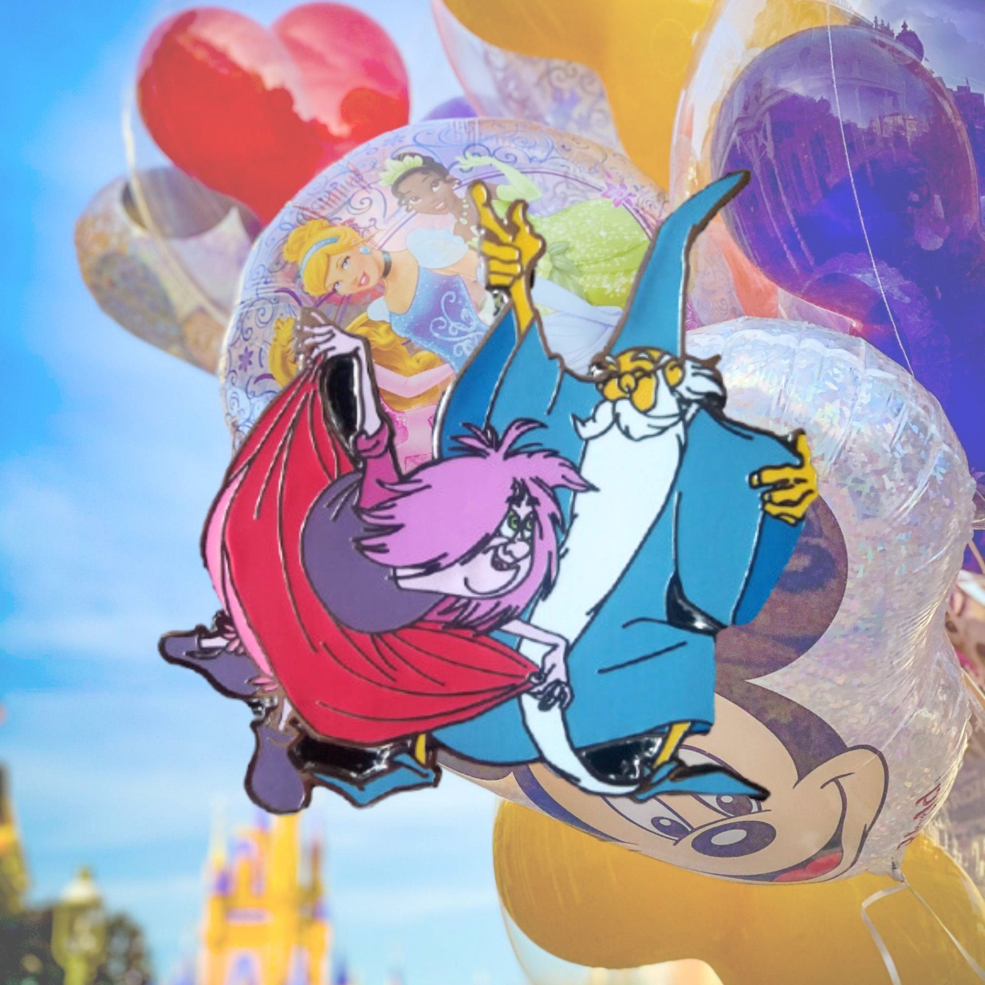 Pin's – Madame Mim et Merlin du film Merlin l'Enchanteur – Disney Fantasy