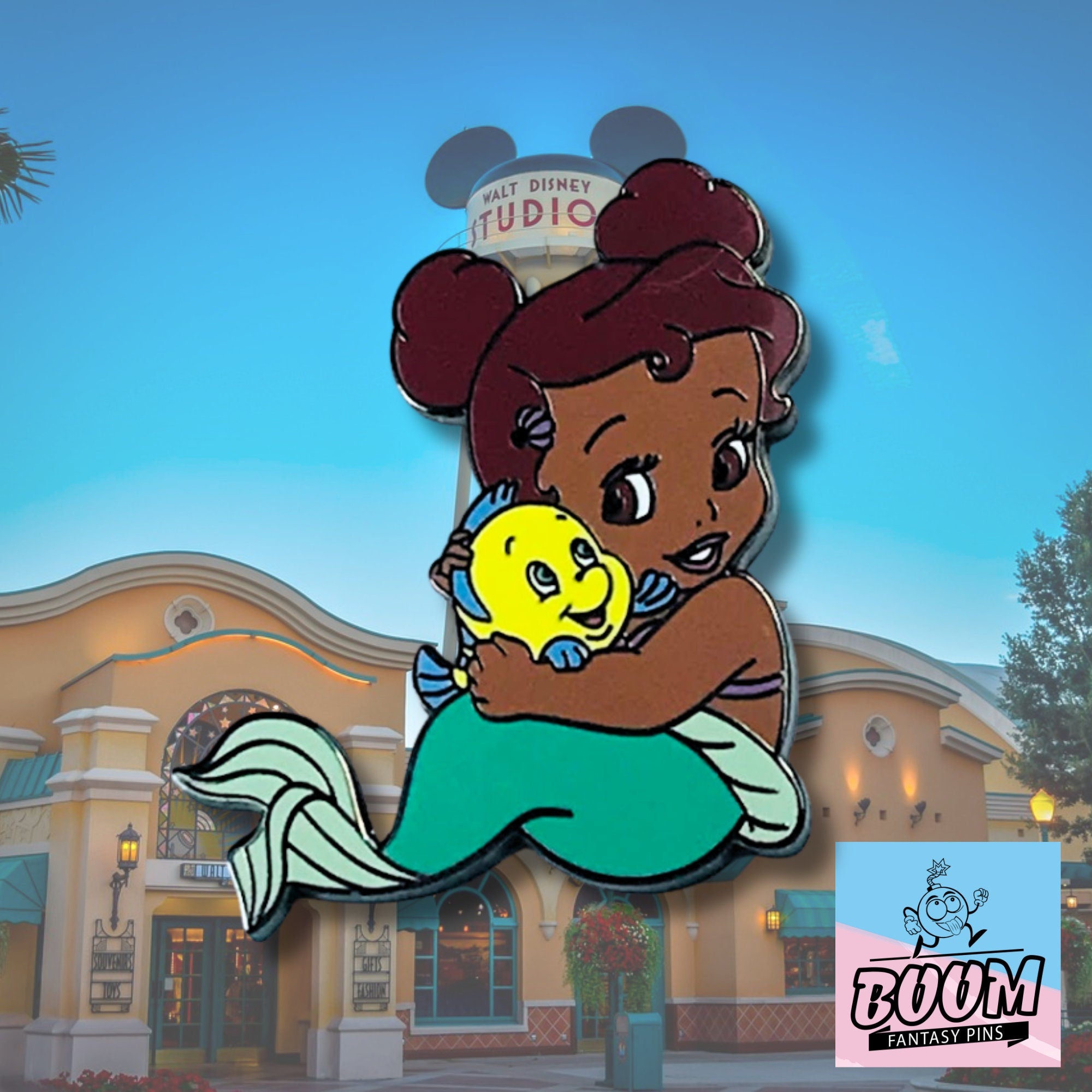 Pin's – Ariel enfant de La Petite Sirène – Disney Fantasy