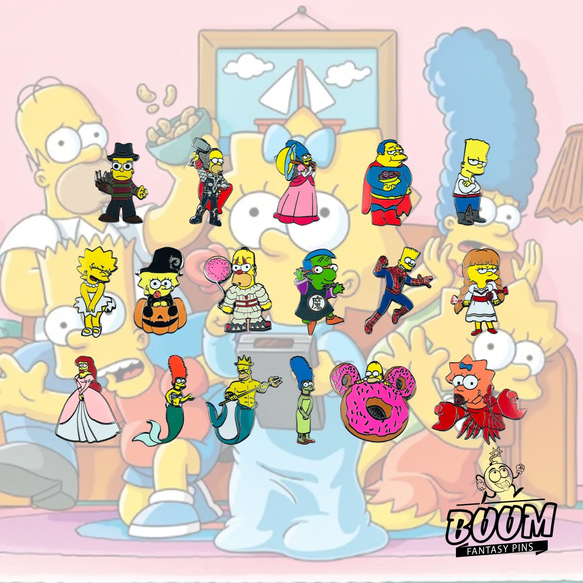 Pin's – Homer Simpson des Simpson – Disney Fantasy