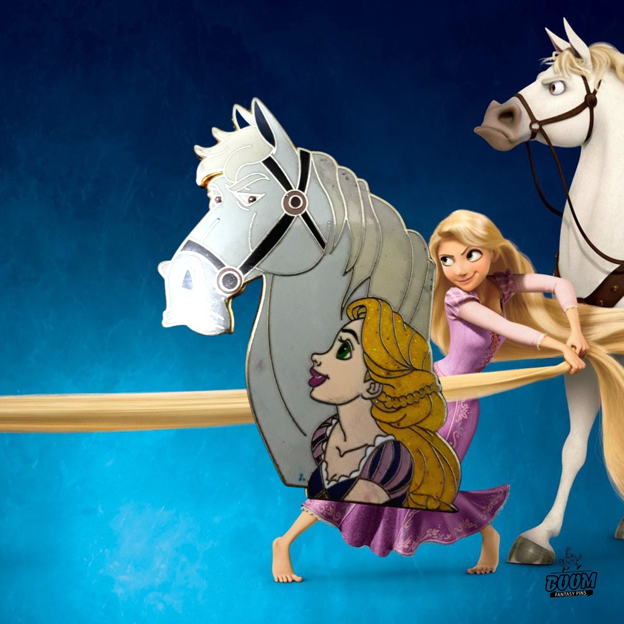 Pin's – Raiponce et Maximus du film Raiponce – Disney Fantasy