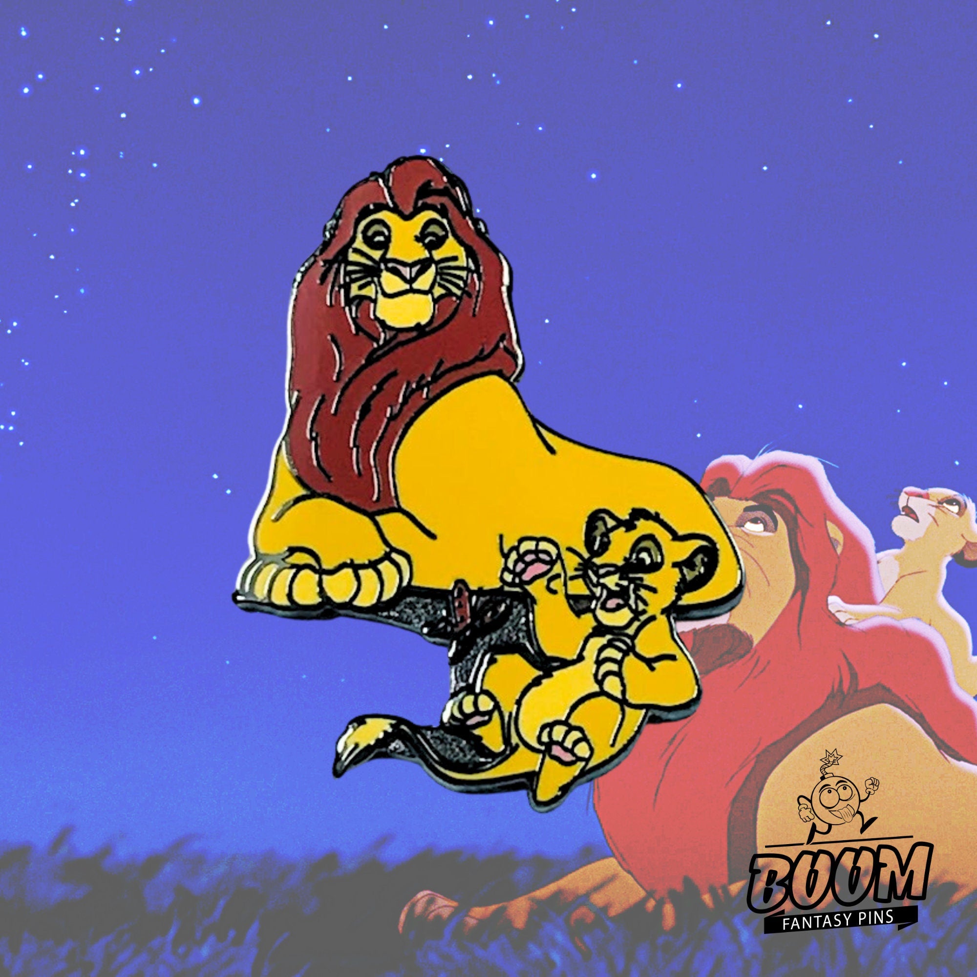 Pin – Mufasa y Simba de El Rey León – Disney Fantasy