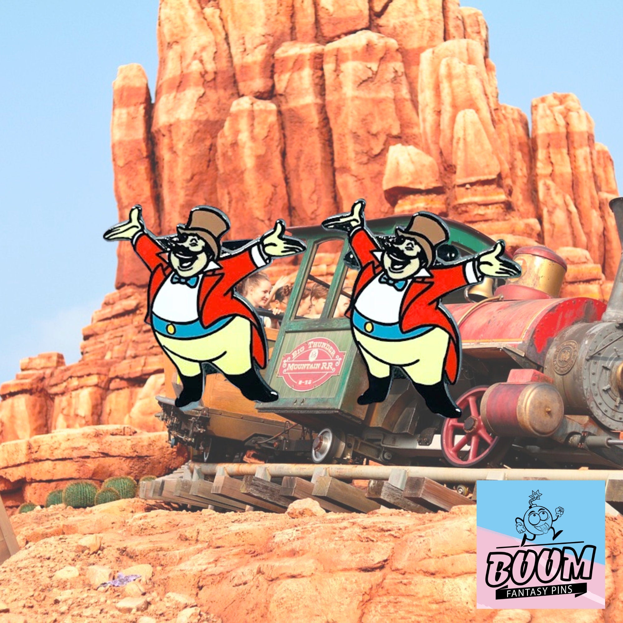 Boutons de manchette – Maître de cérémonie du film Dumbo de Disney Fantasy