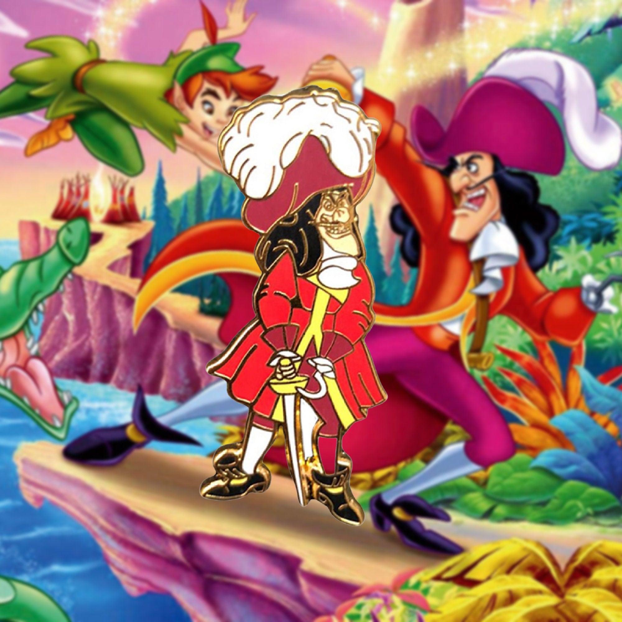 Pin's – Capitaine Crochet de Peter Pan – Disney Fantasy