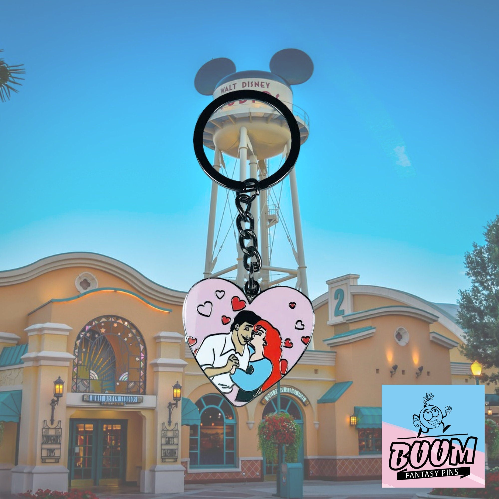 Porte-clés – Ariel et le prince Éric de La Petite Sirène – Disney Fantasy