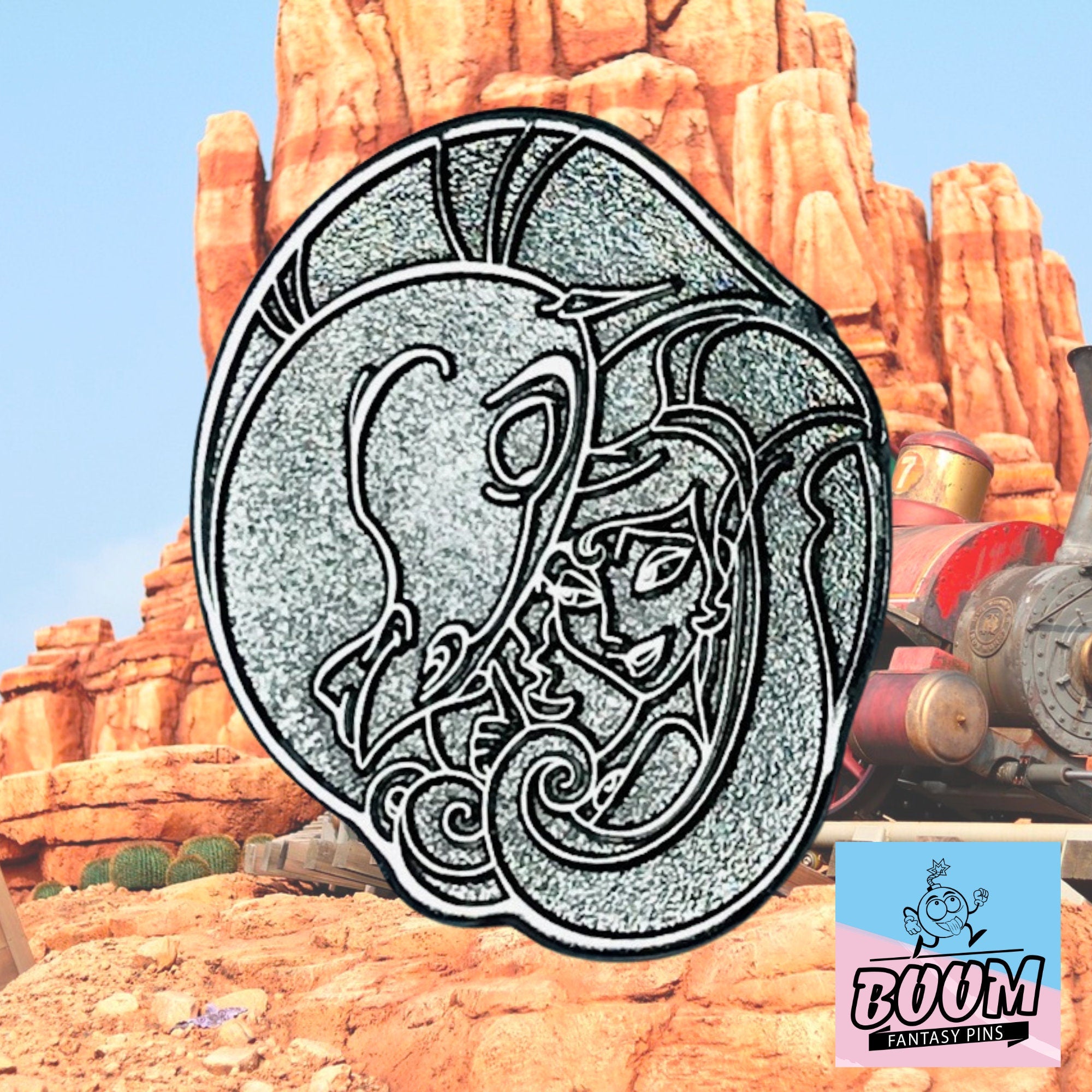 Pin's – Mégara et Pégase d'Hercule – Disney Fantasy