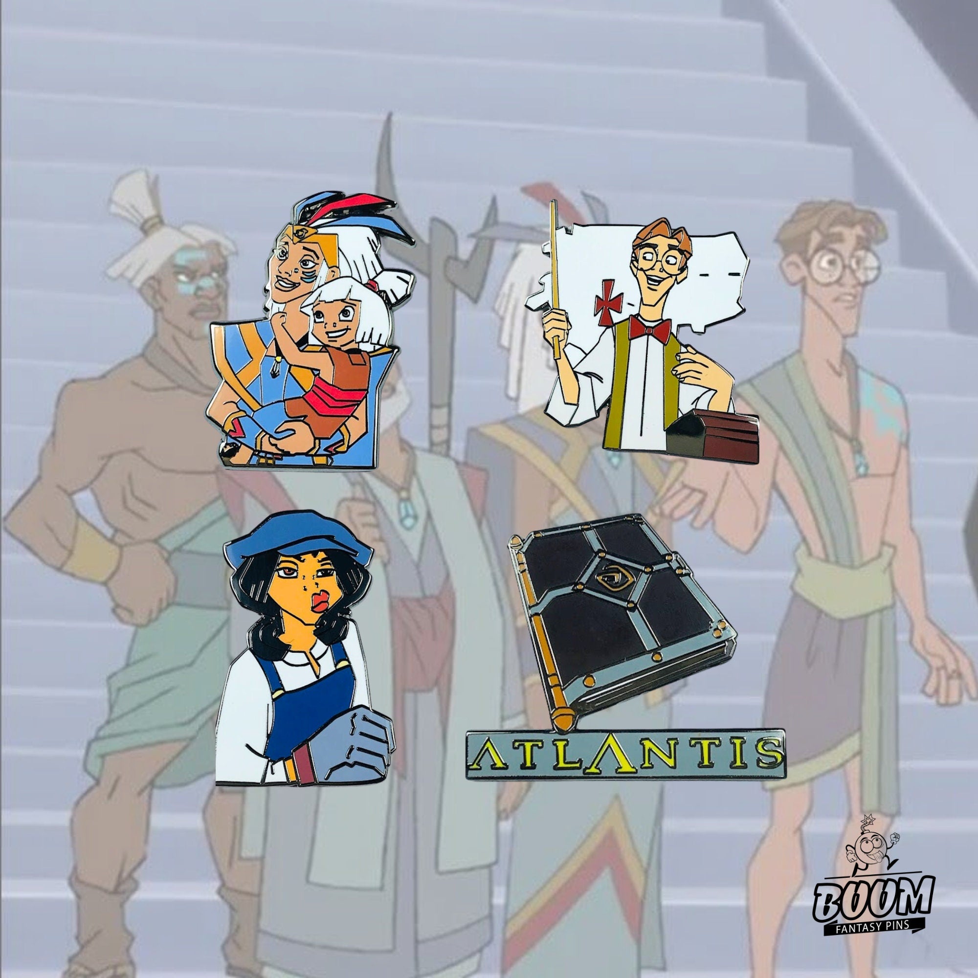 Pin – Audrey Ramírez de Atlantis: El Imperio Perdido – Disney Fantasy