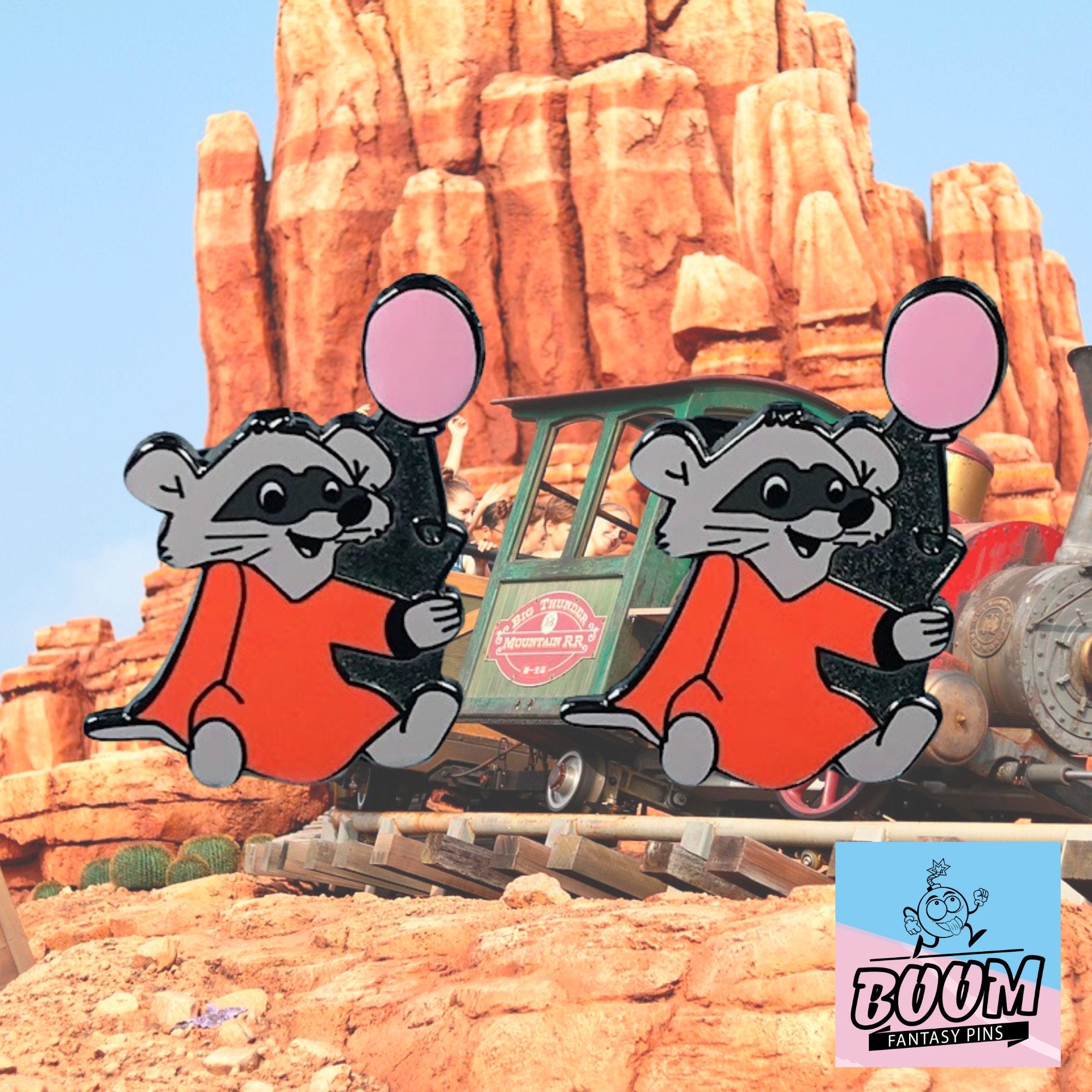 Cufflinks – Raccoon Robin Hood from Robin Hood – Disney Fantasy