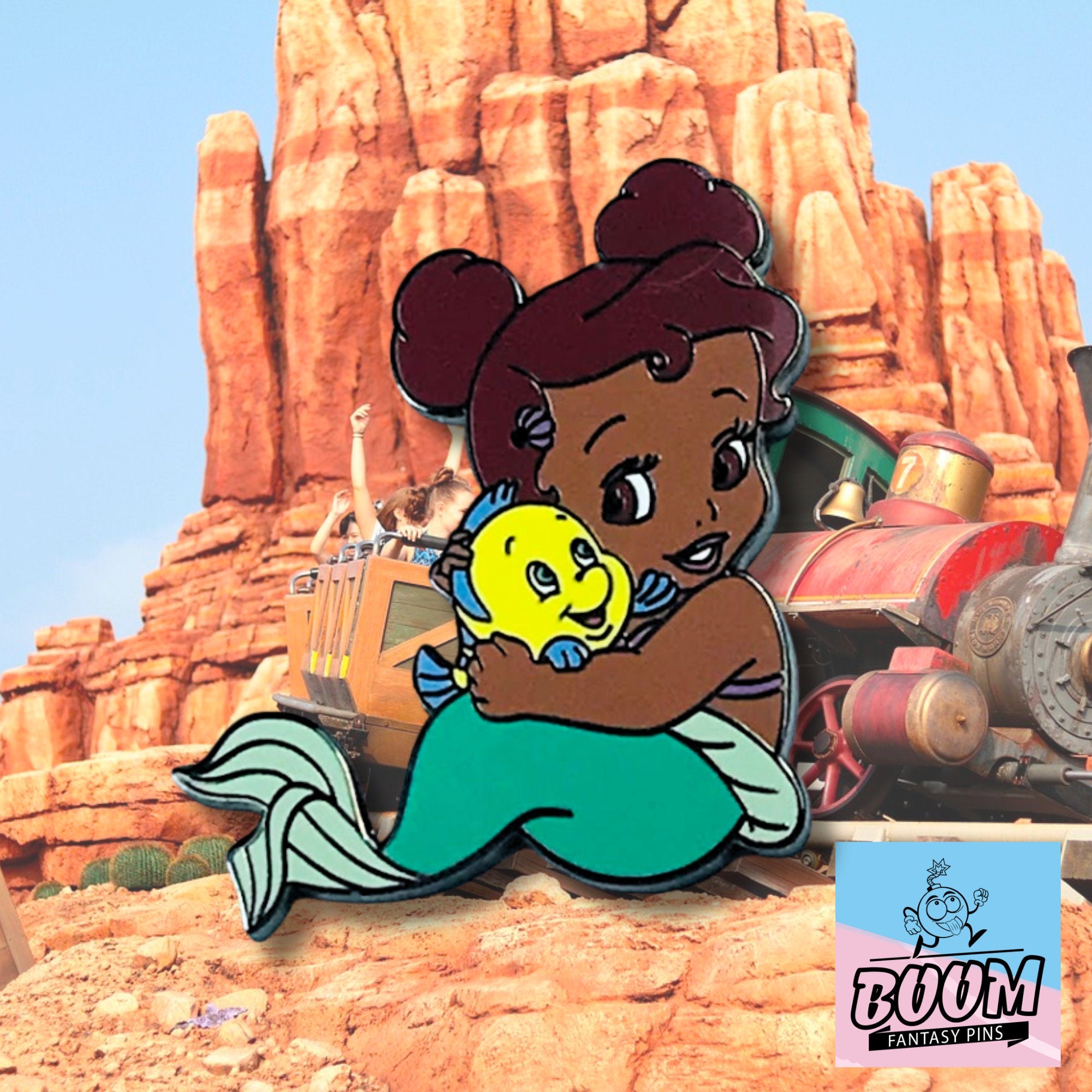 Pin's – Ariel enfant de La Petite Sirène – Disney Fantasy