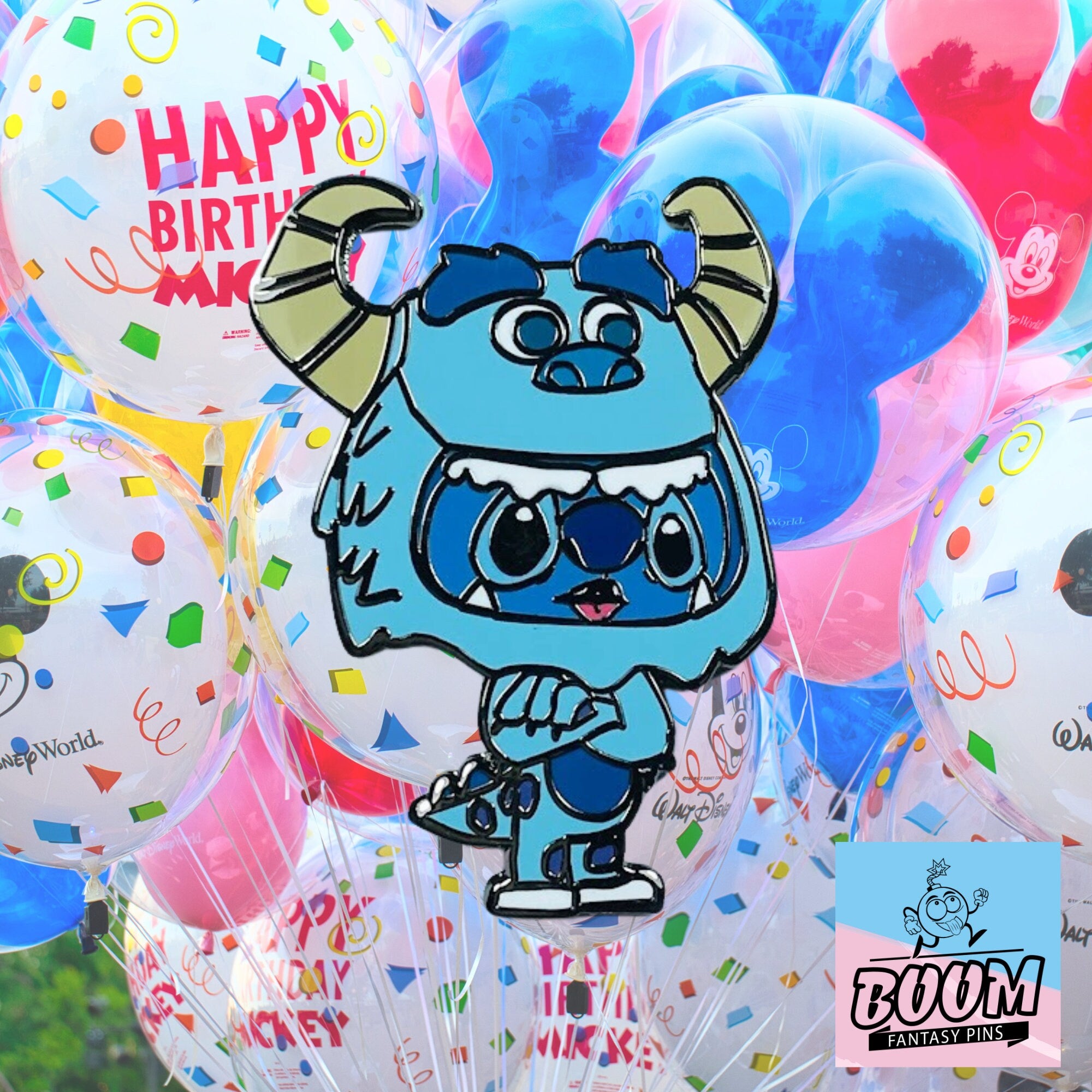 Pin – Stitch como James P. Sullivan de Lilo &amp; Stitch – Disney Fantasy