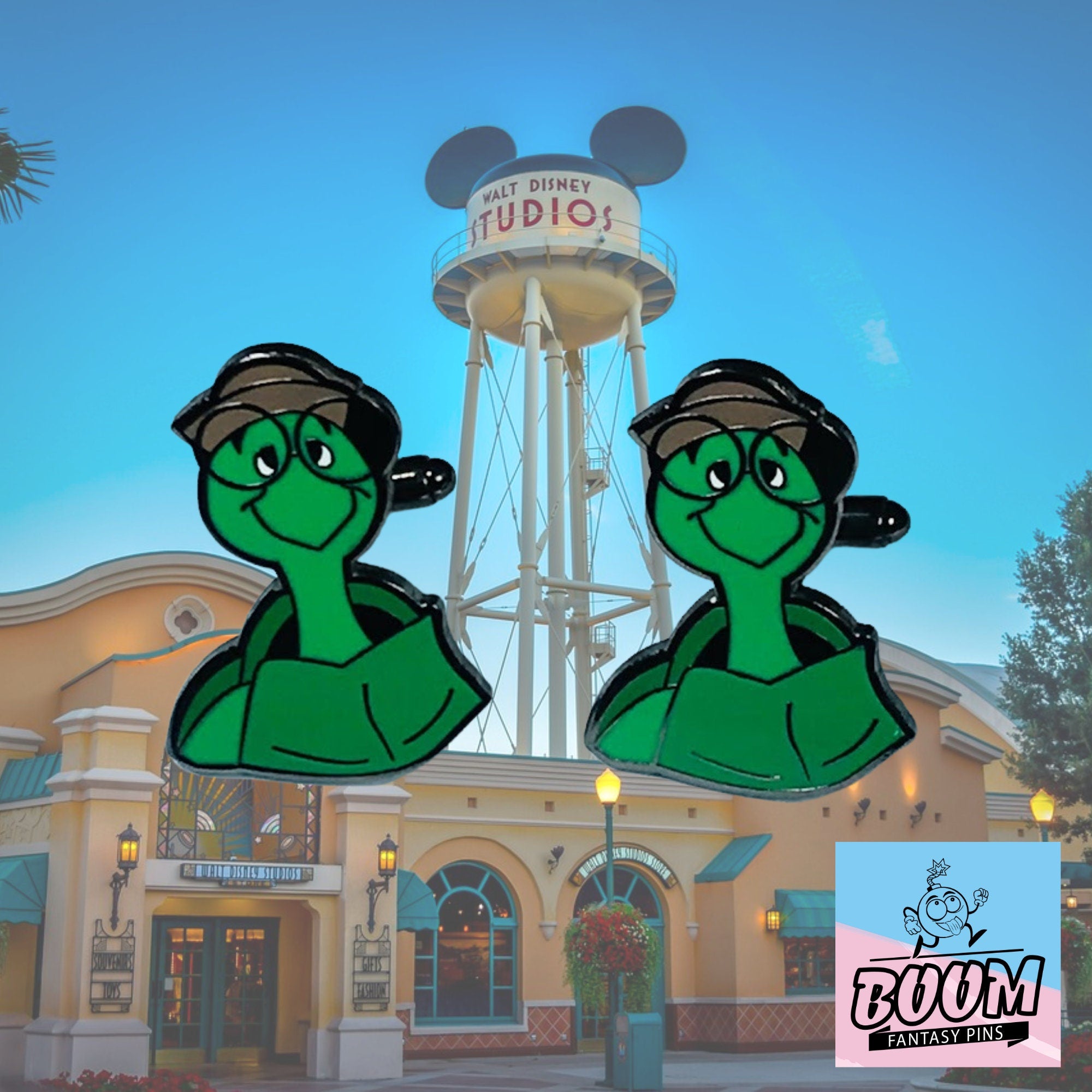 Cufflinks – Toby Turtle from Robin Hood – Disney Fantasy