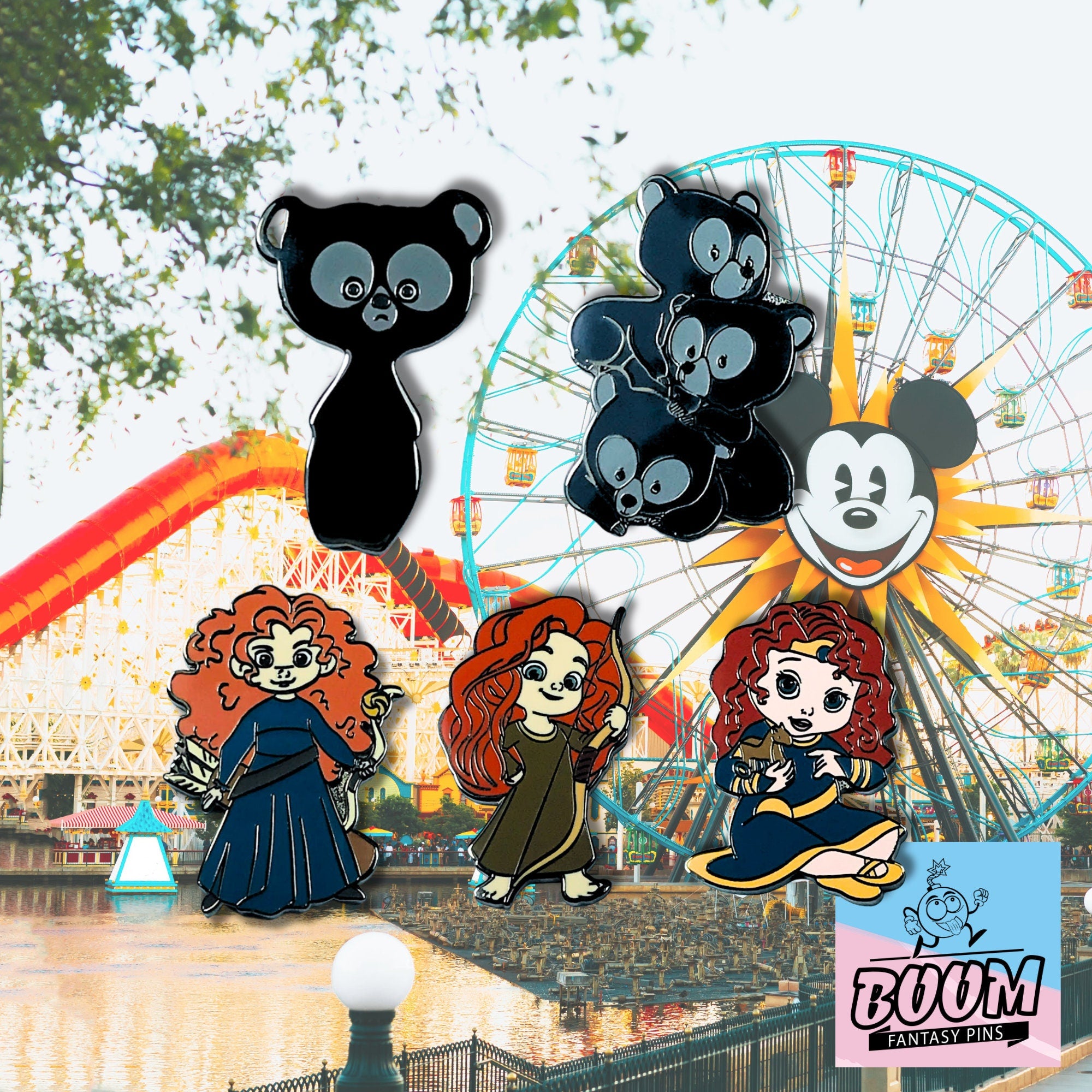 Pin – Mérida de Valiente – Disney Fantasy