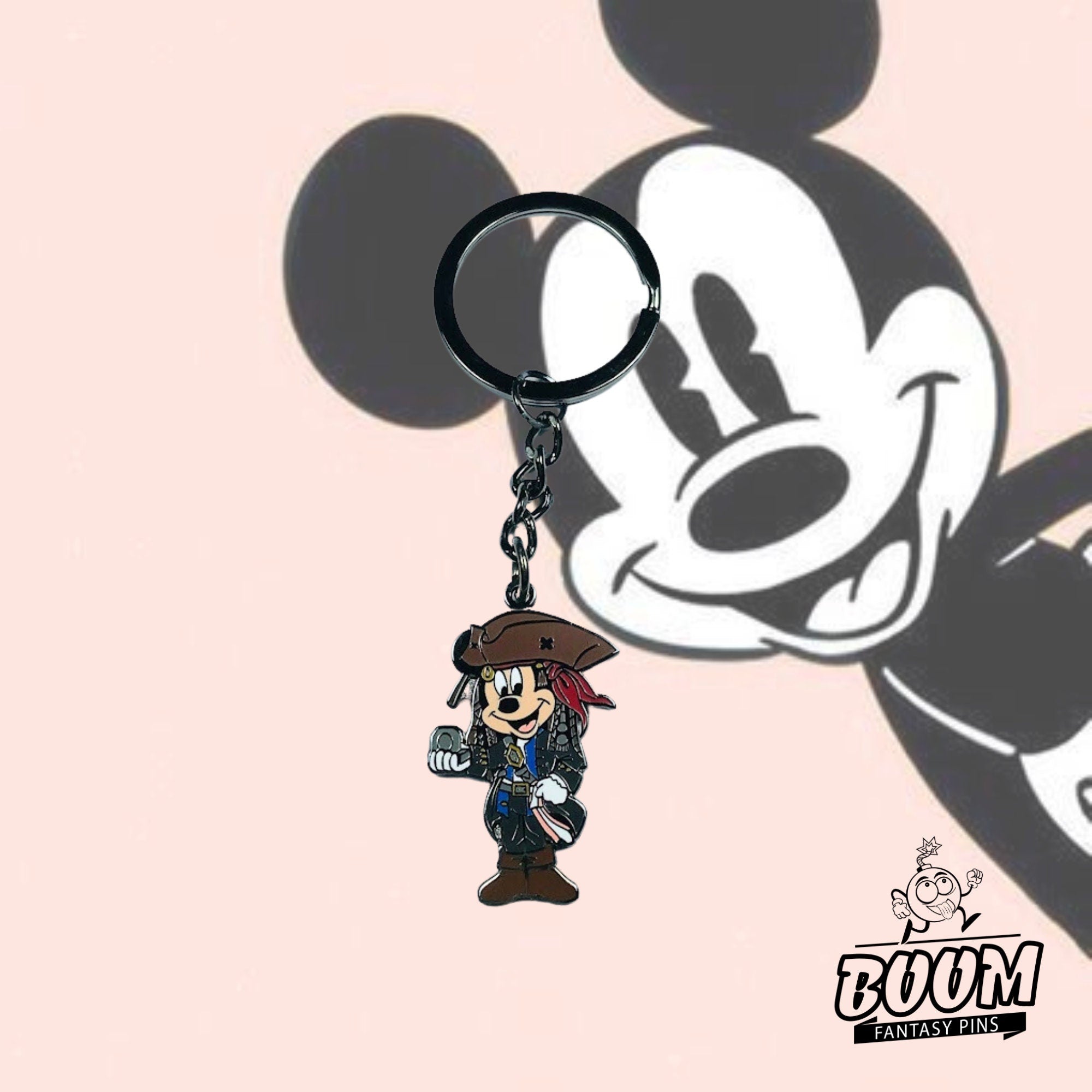Porte-clés – Mickey Mouse dans le rôle de Jack Sparrow de Disney Fantasy – Disney Fantasy