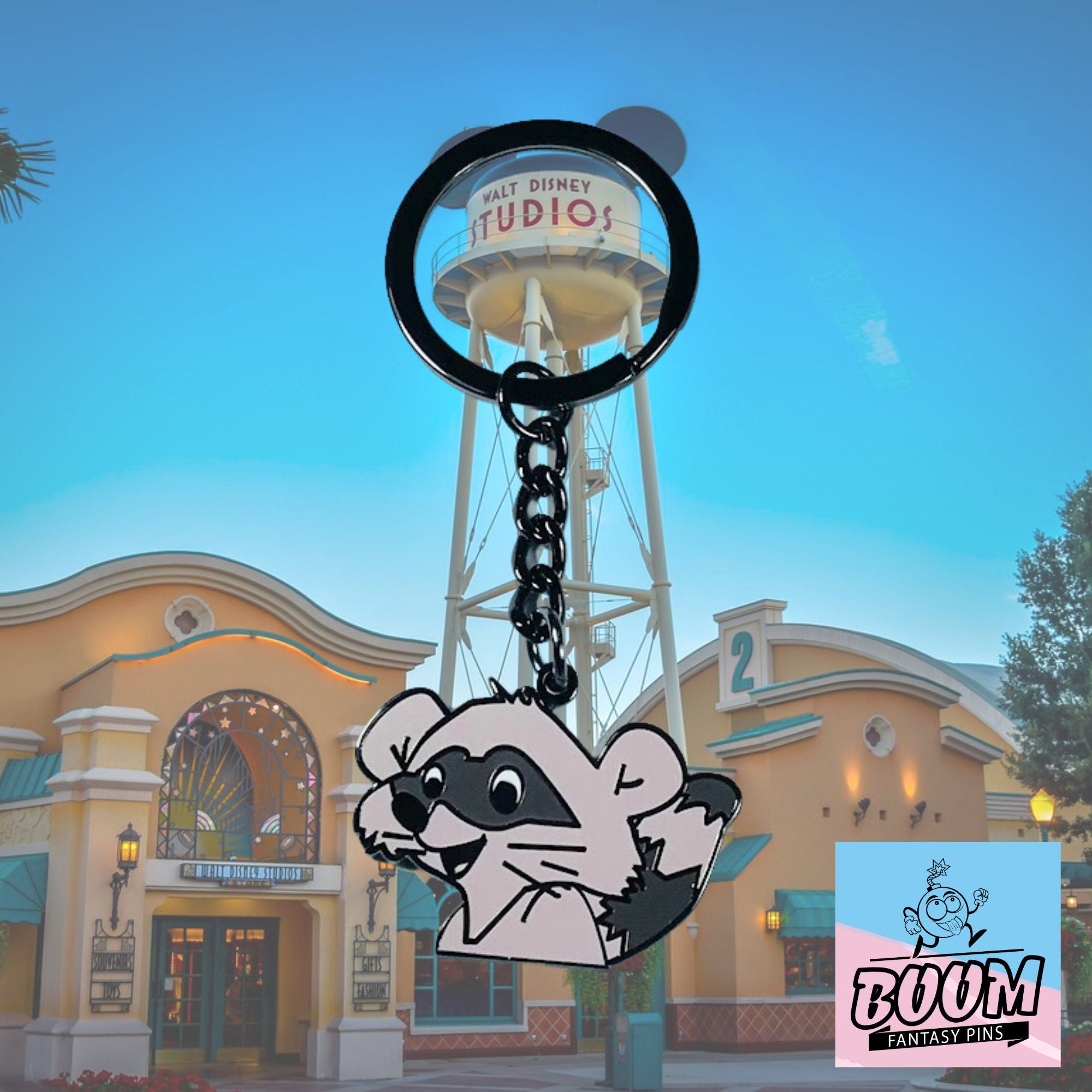 Porte-clés – Raton laveur de Robin des Bois – Disney Fantasy