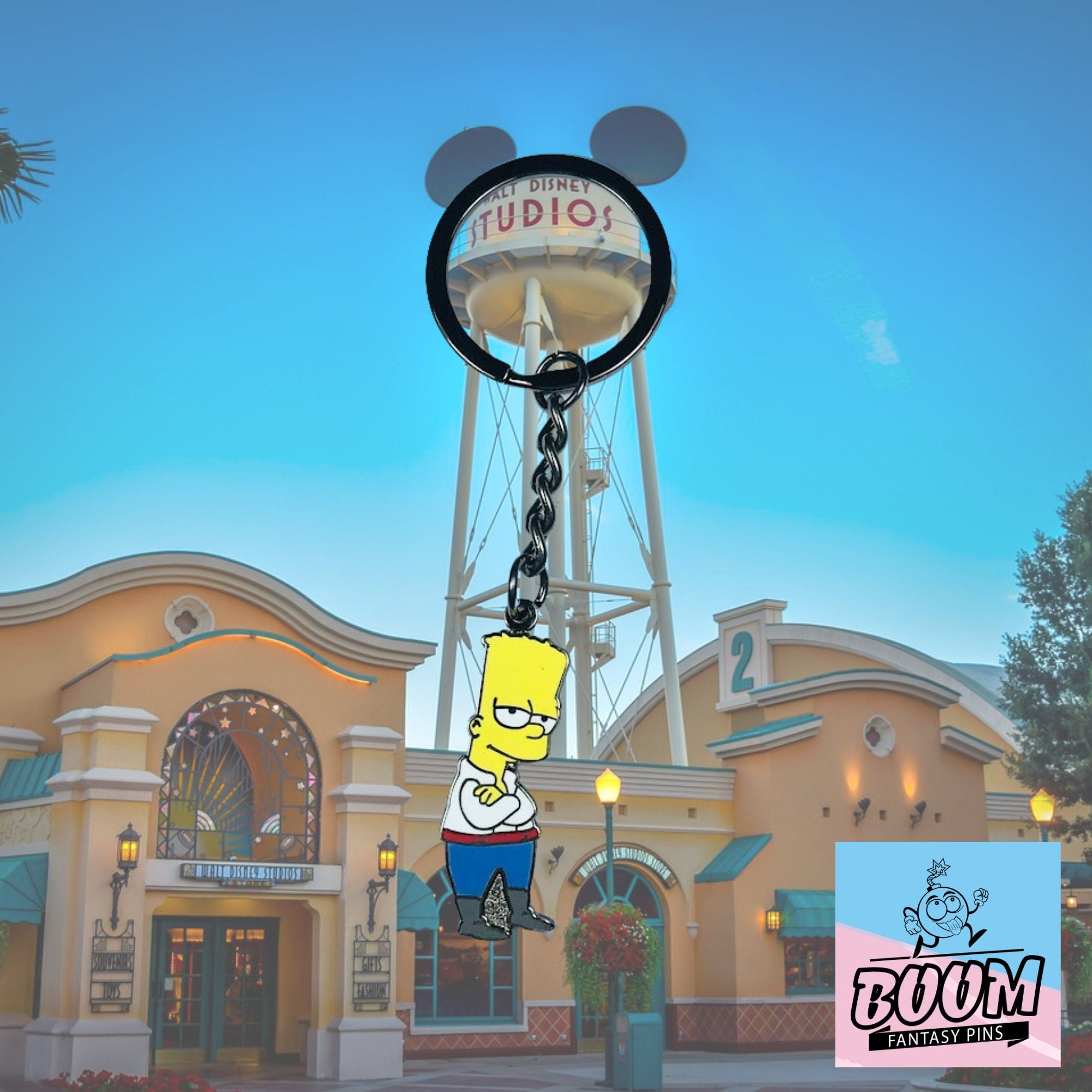 Llavero – Bart Simpson de Los Simpson – Disney Fantasy