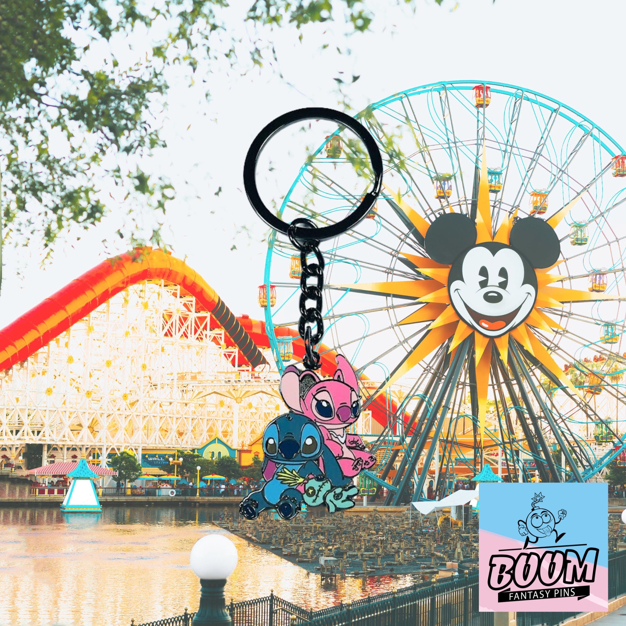 Llavero – Stitch y Ángel de Lilo &amp; Stitch – Disney Fantasy