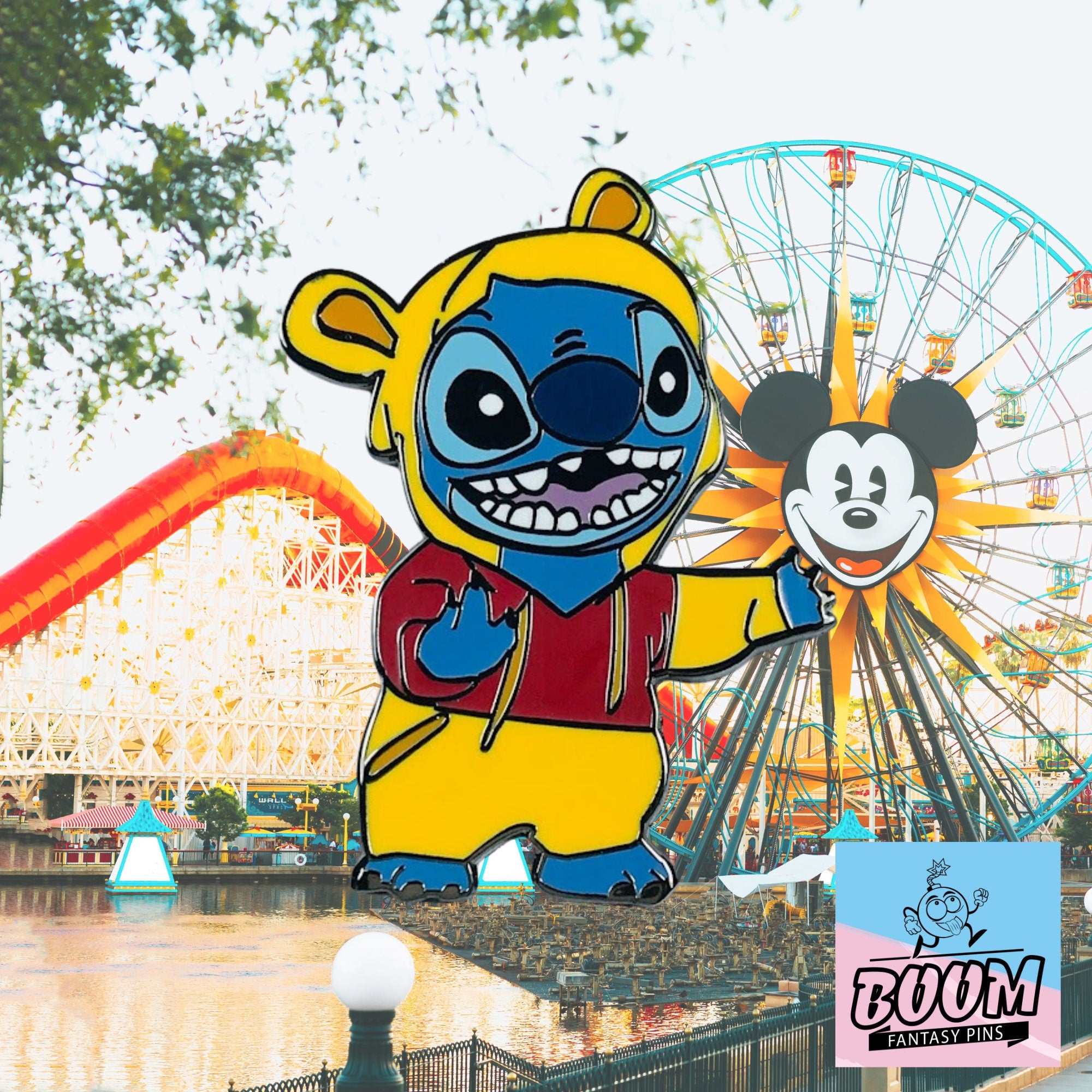 Pin - Stitch como Winnie Pooh de Lilo &amp; Stitch - Disney Fantasy