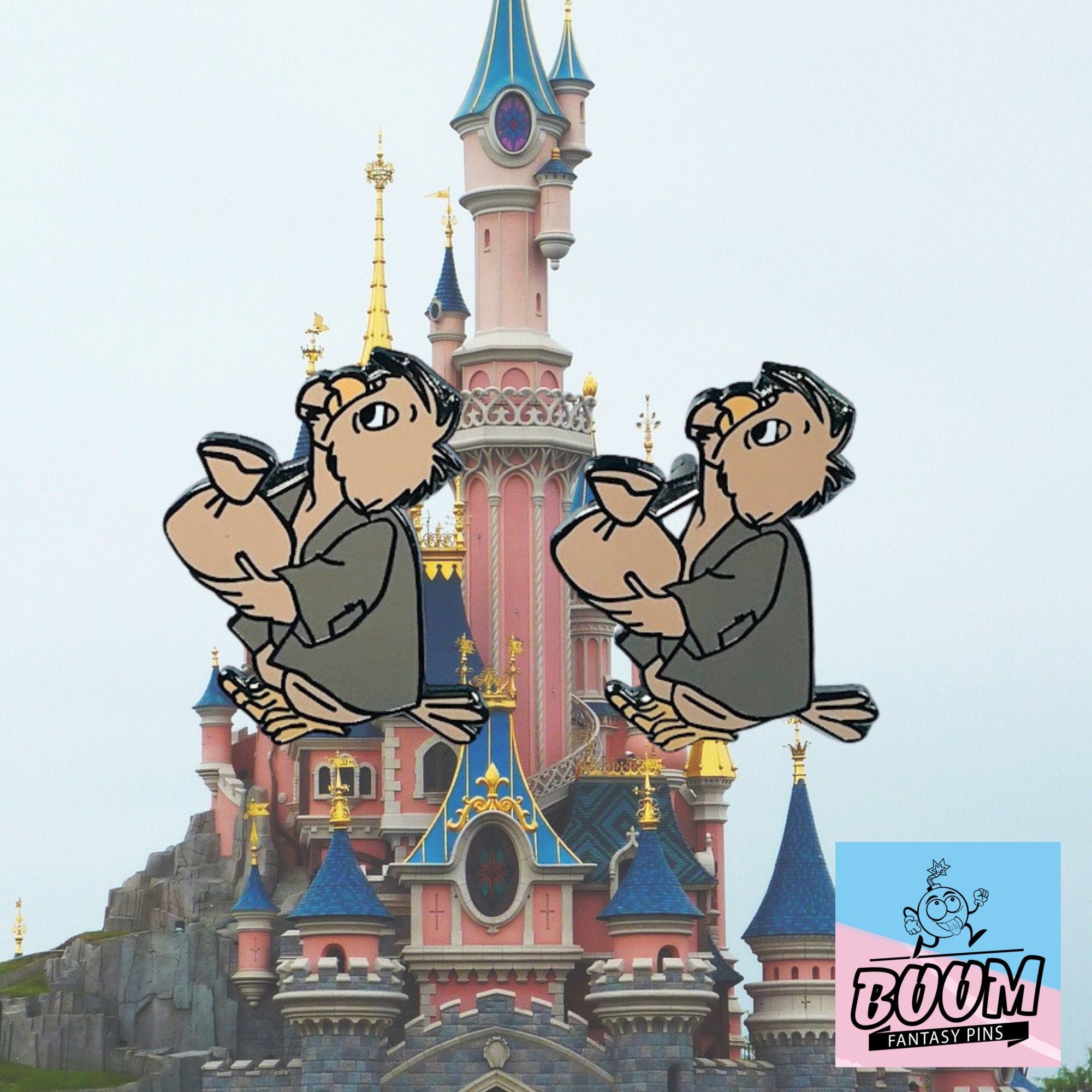 Cufflinks – Bird with Bag from Robin Hood – Disney Fantasy