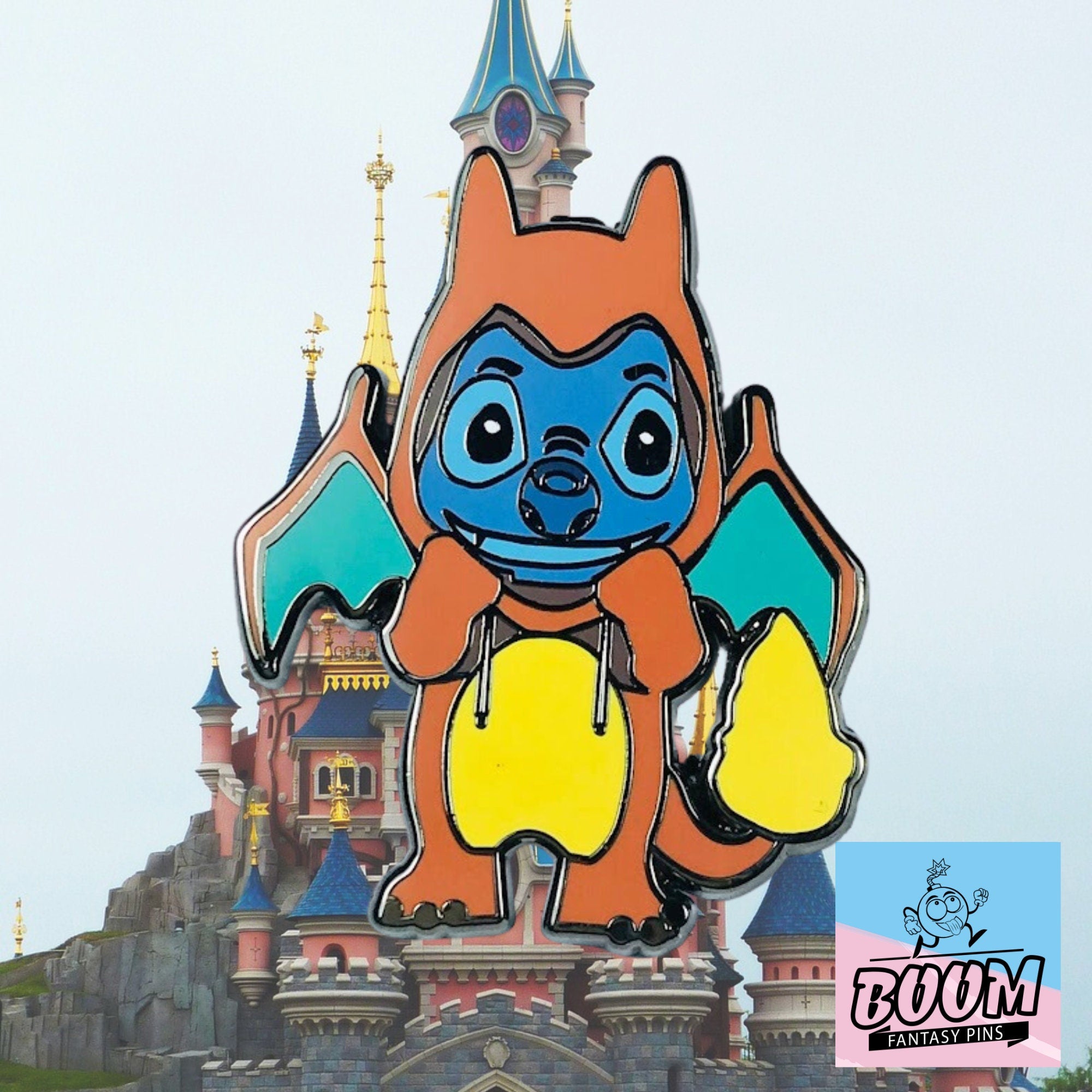 Pin – Experimento 626 de Lilo y Stitch como Charizard – Disney Fantasy