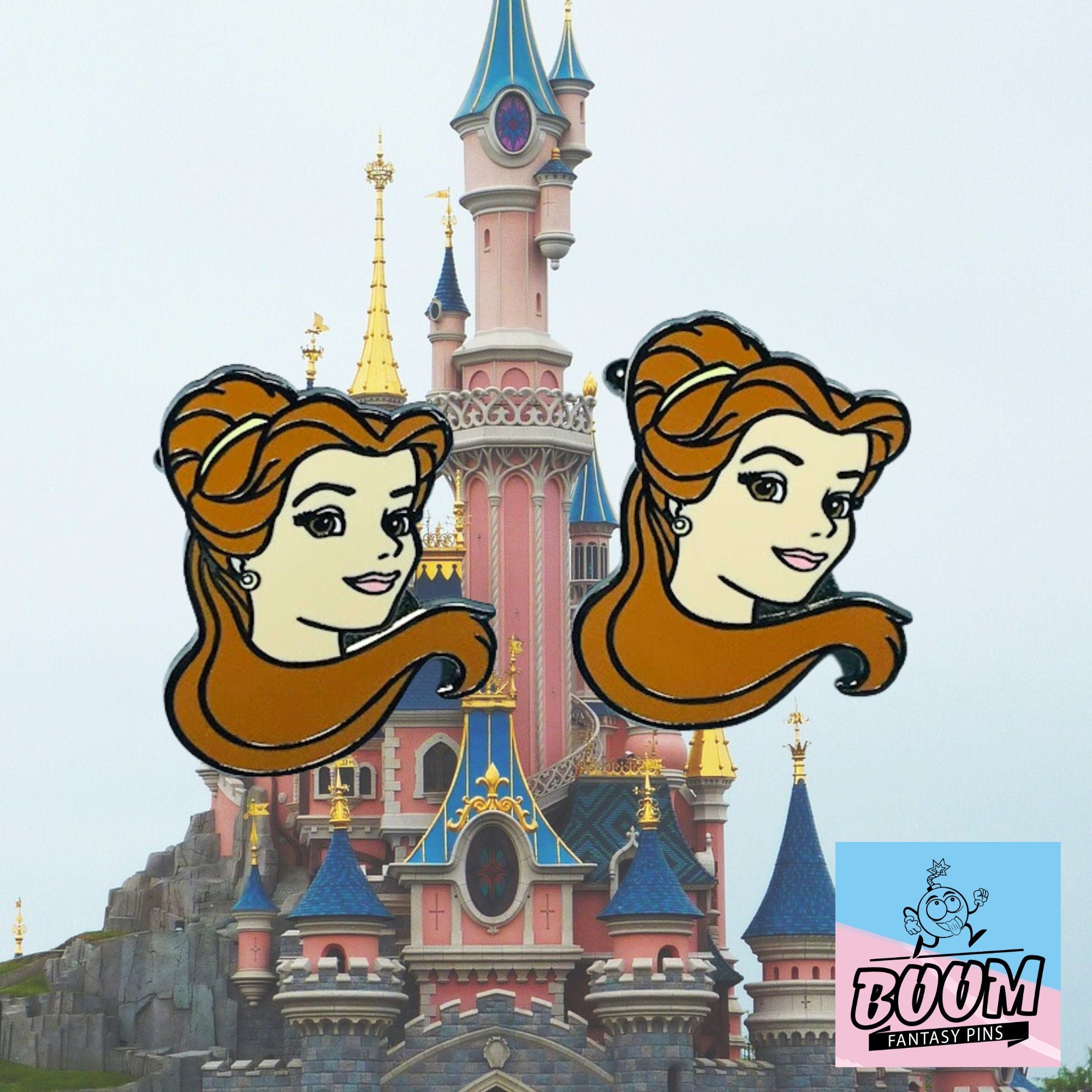 Boutons de manchette – Belle de La Belle et la Bête – Disney Fantasy