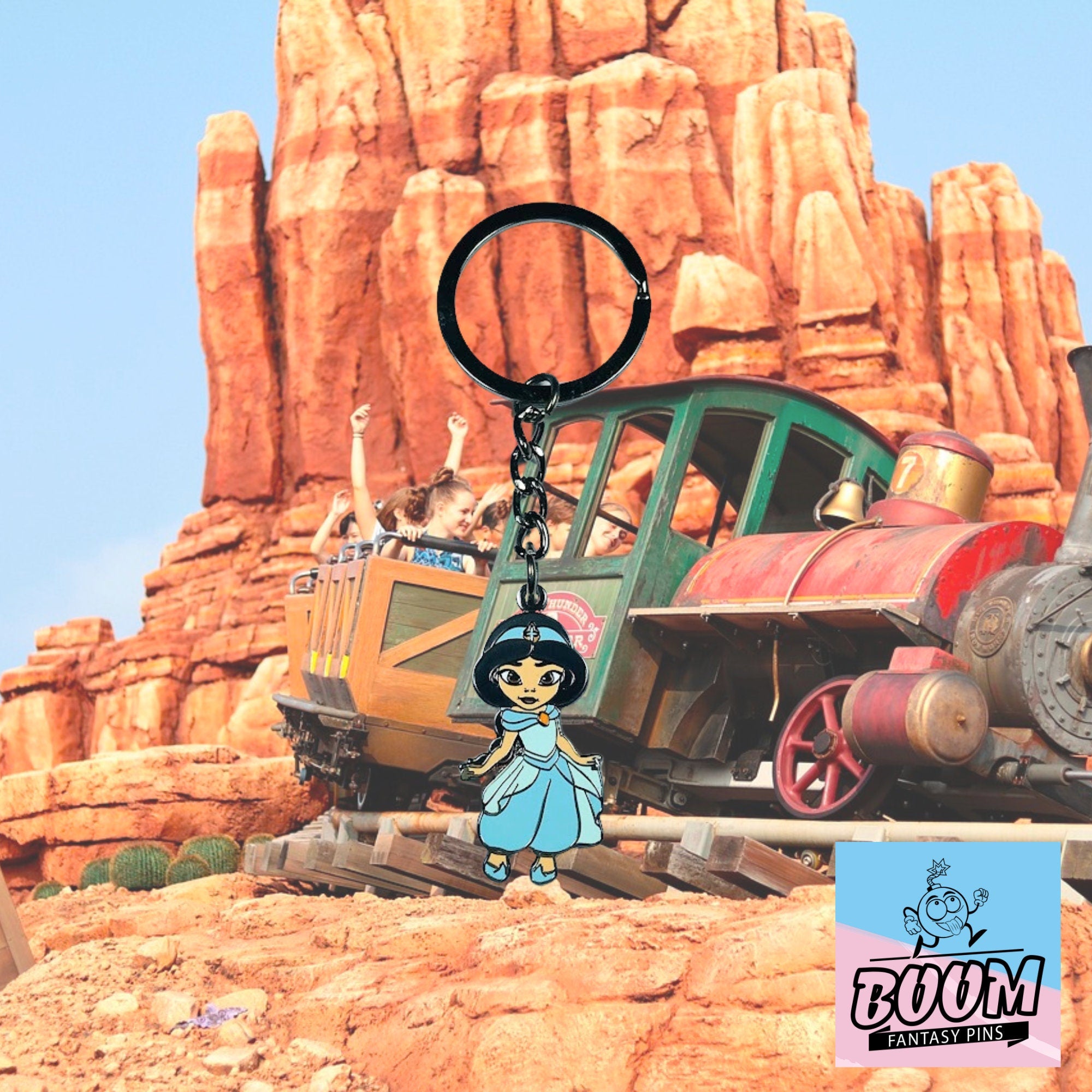 Llavero – Princesa Jazmín de Aladdin – Disney Fantasy