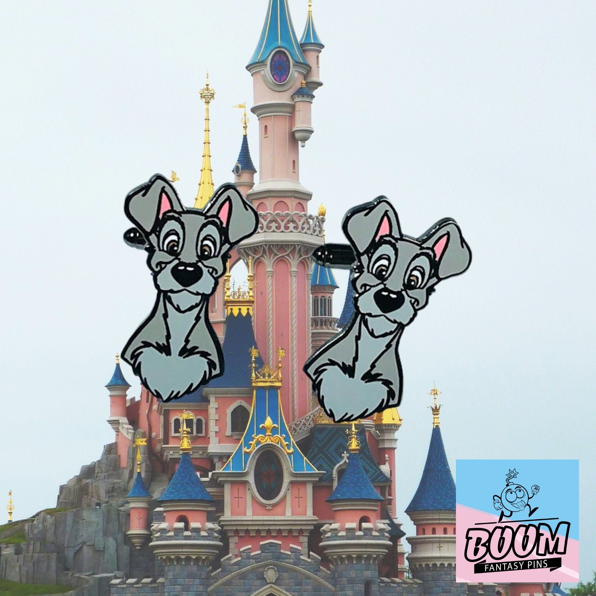 Boutons de manchette – Clochard de La Belle et le Clochard – Disney Fantasy