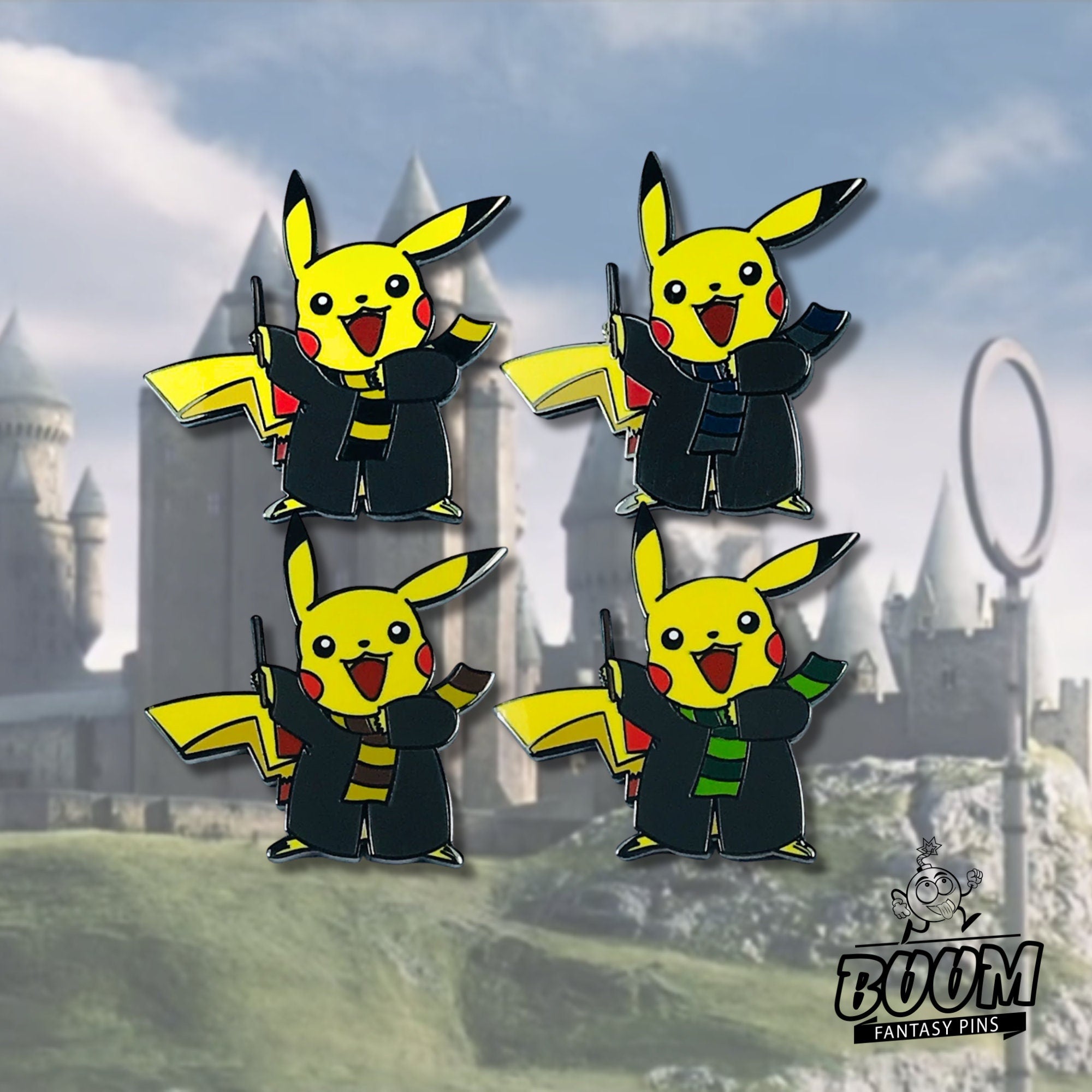 Pin – Pikachu de las casas de Pokémon y Harry Potter – Disney Fantasy