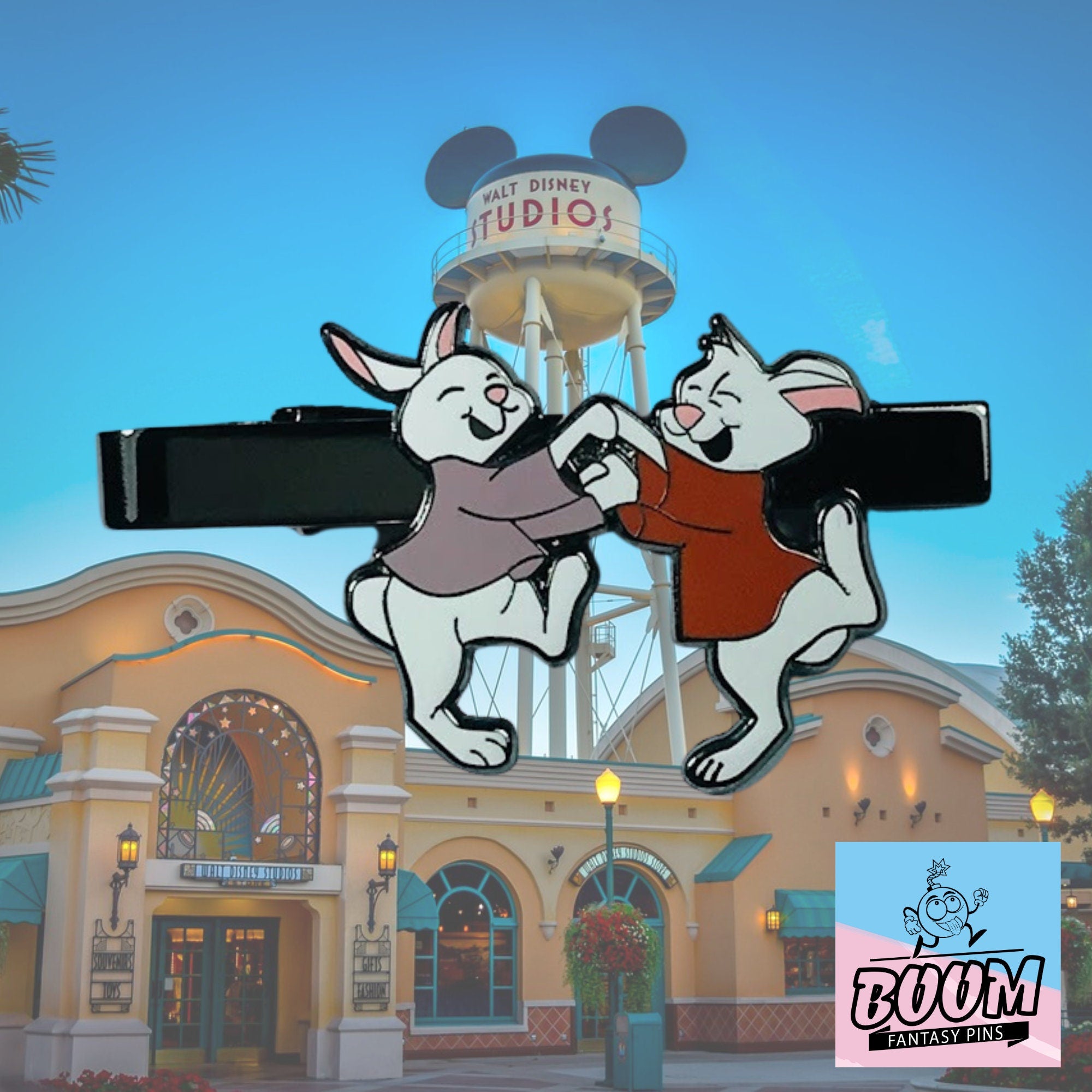 Pinza de corbata – Skippy y Sis Bunny de Robin Hood – Disney Fantasy