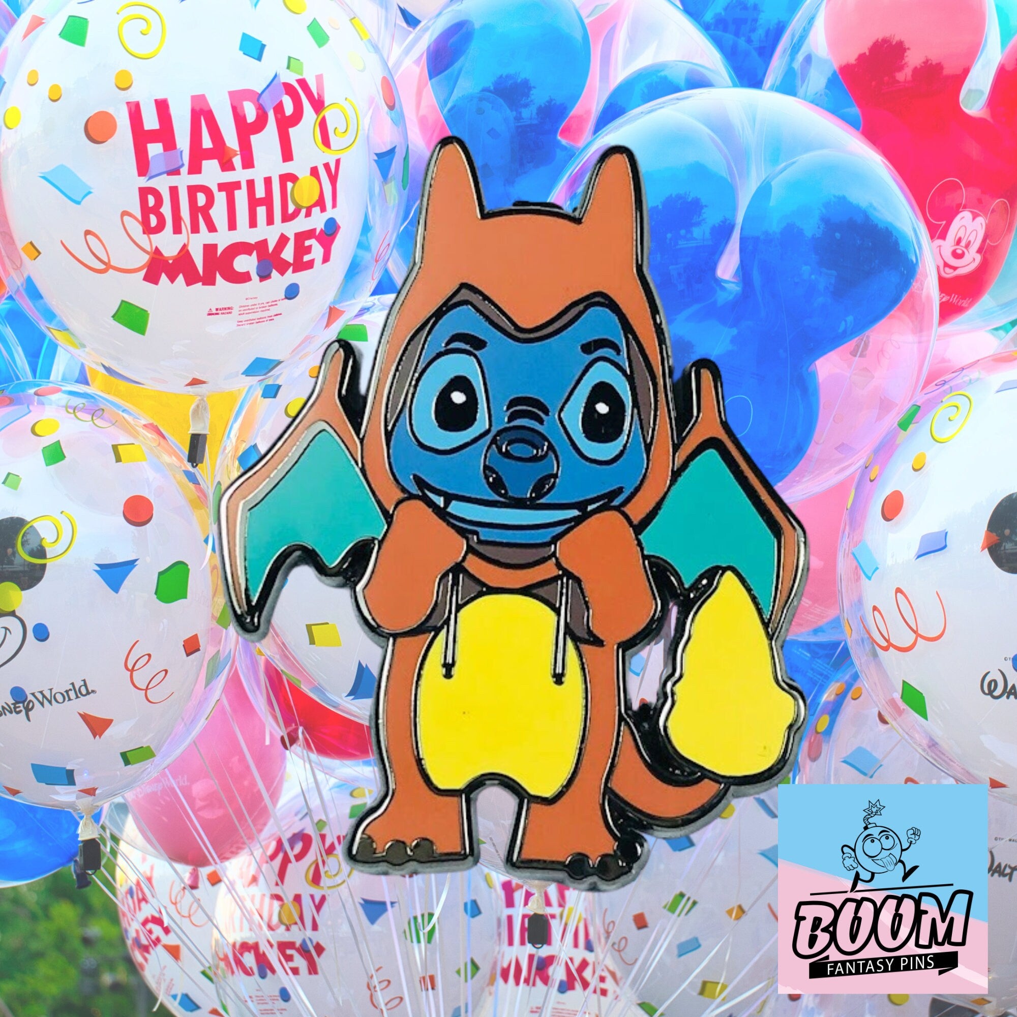 Pin – Experimento 626 de Lilo y Stitch como Charizard – Disney Fantasy