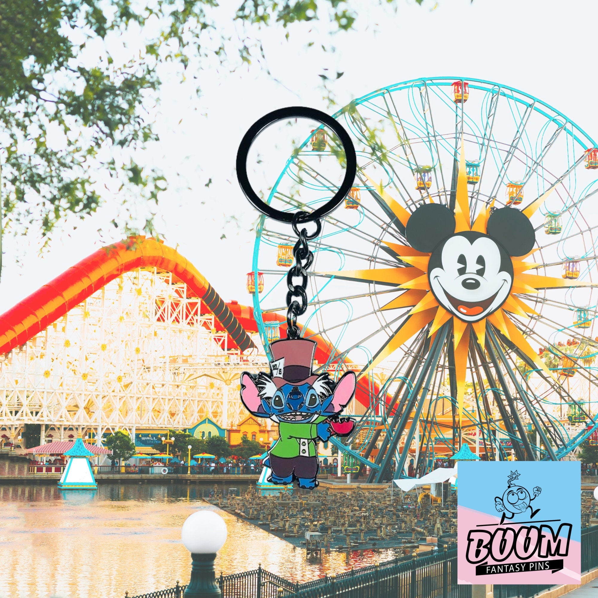 Llavero – Experimento 626 Stitch como el Sombrerero Loco de Lilo &amp; Stitch – Disney Fantasy