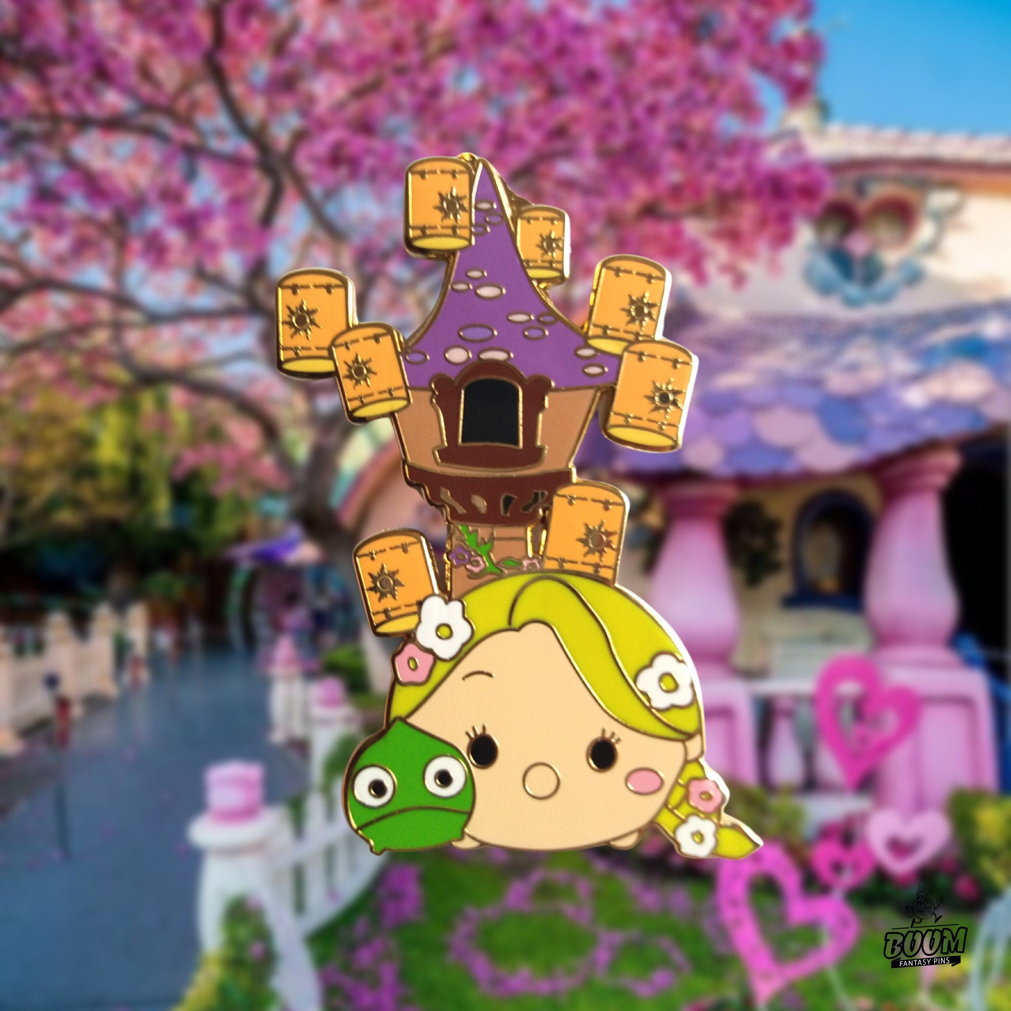 Pin's – Raiponce et Pascal du film Raiponce – Disney Fantasy